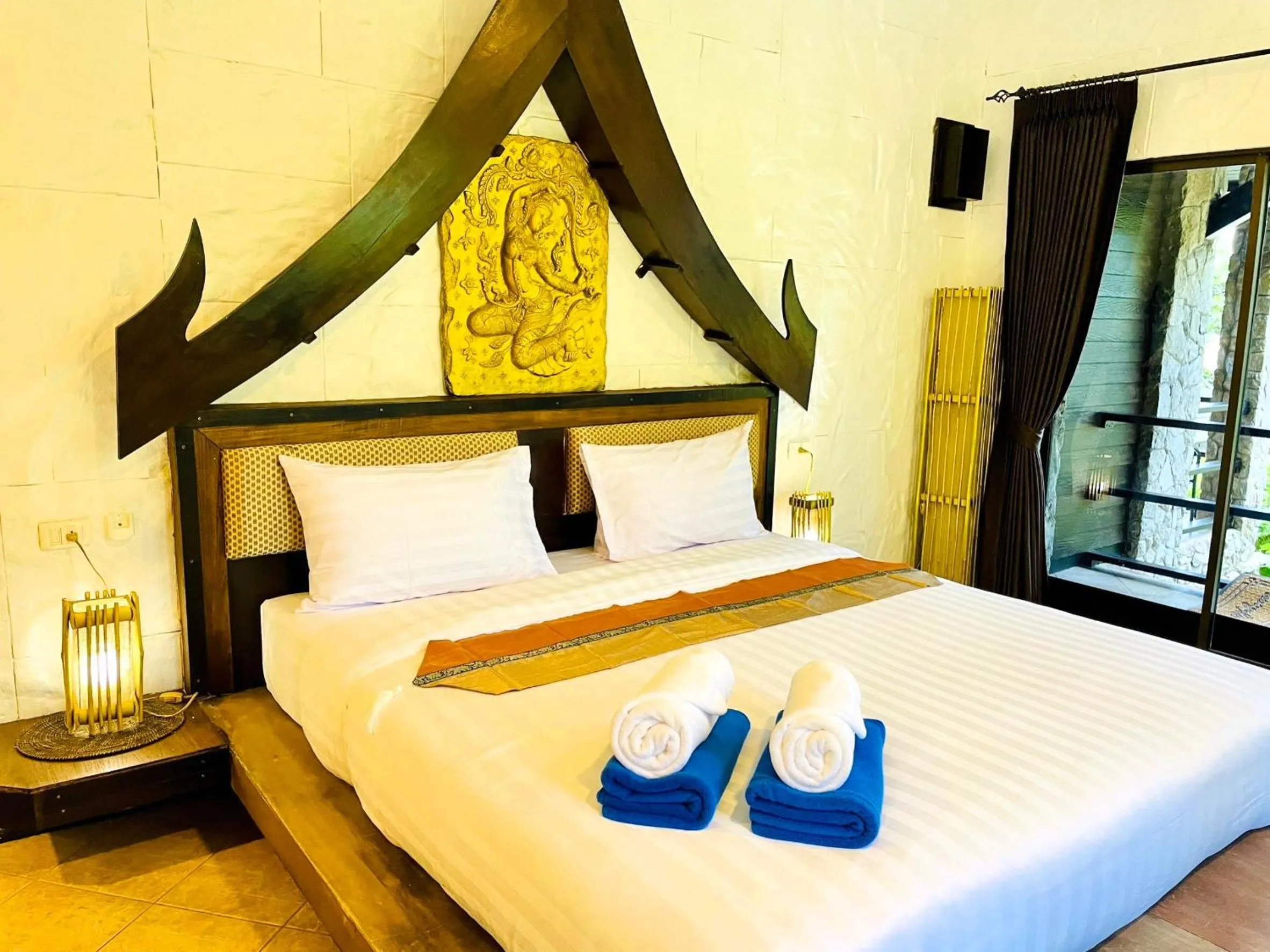 Bed in Boomerang Village Resort Kata