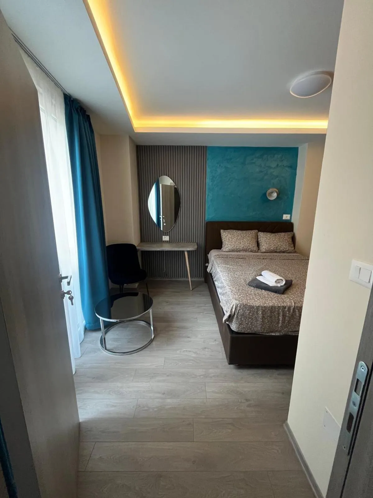 Bed in Square Vanilla Boutique Apart-Hotel