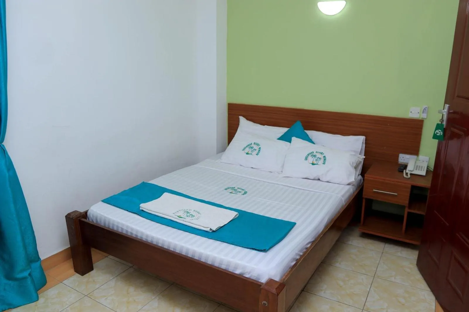 Bed in Greenyard Resort Mtwapa