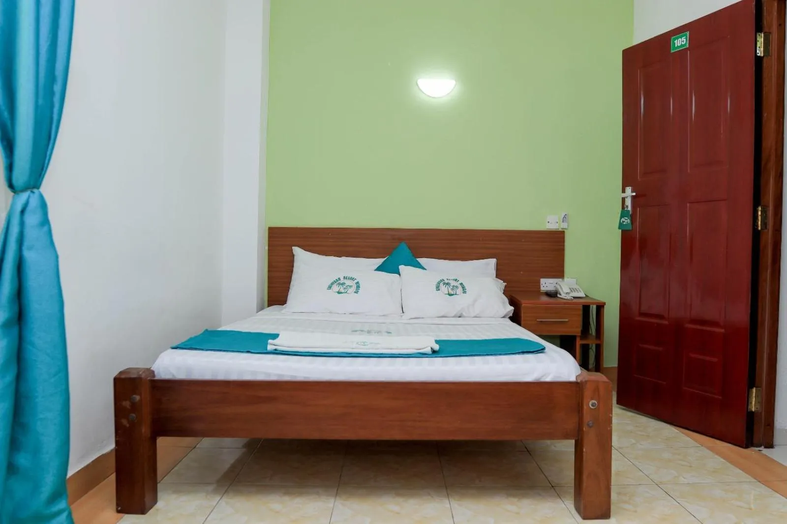 Bed in Greenyard Resort Mtwapa
