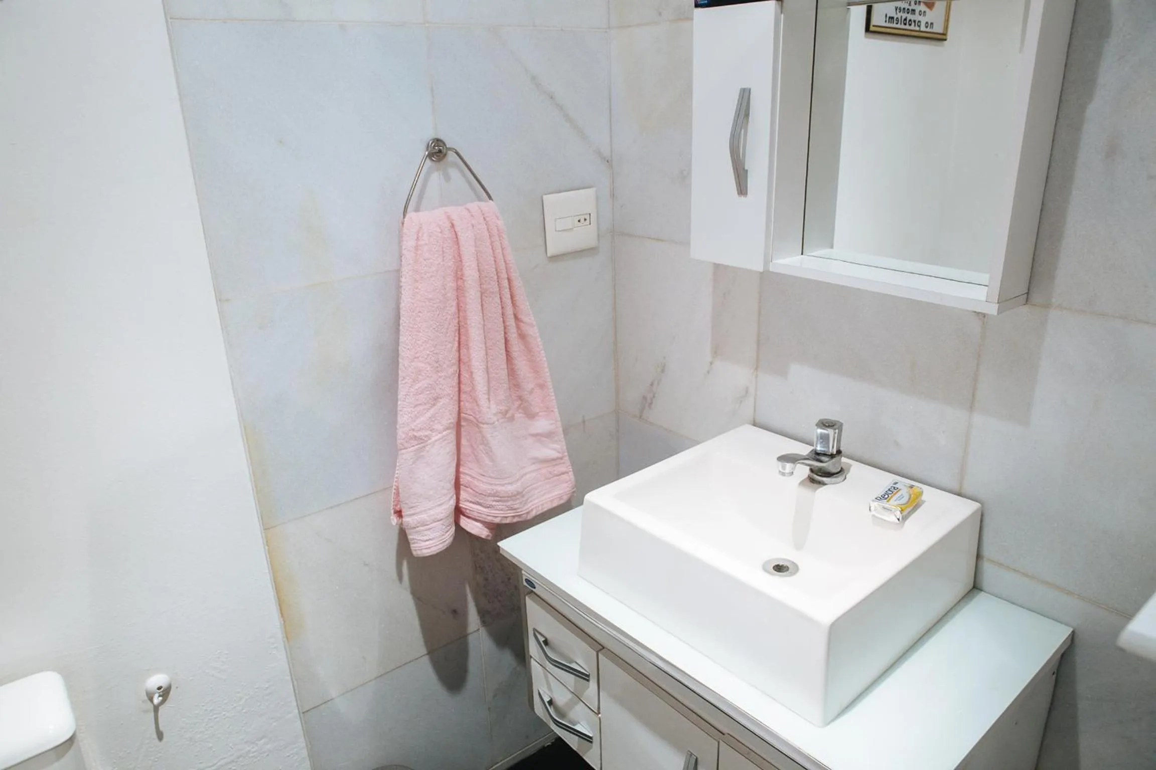 Bathroom in The best Copacabana Luxury Design 3 Bedroom room 3 bathroom 85 inch cinema tv top location