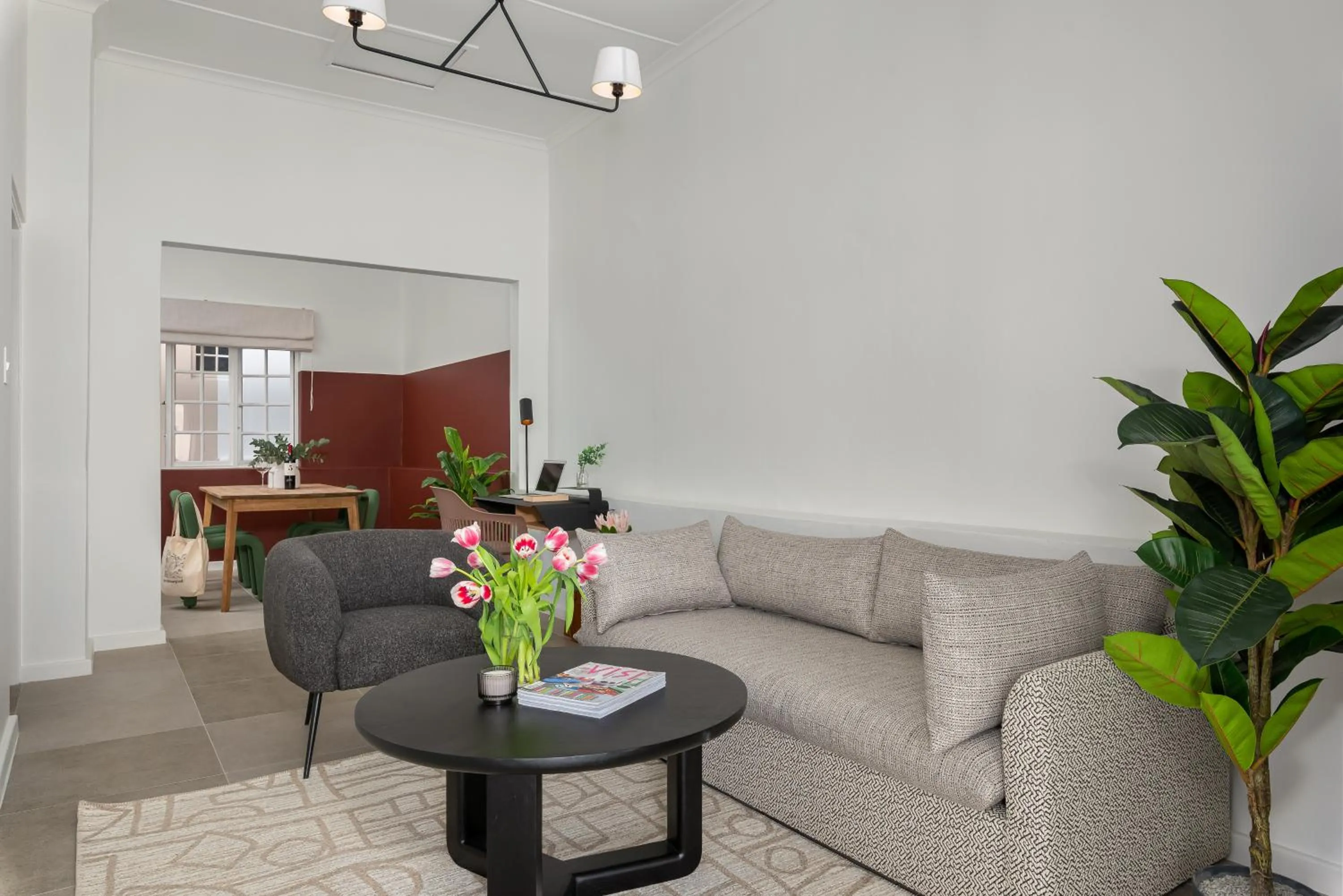 Living room in Neighbourgood Franschhoek