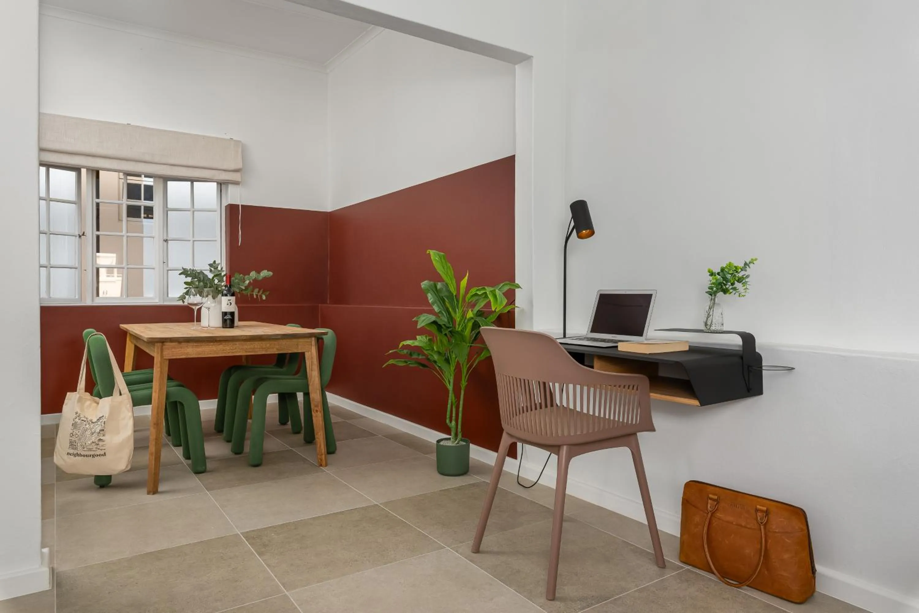 Seating area in Neighbourgood Franschhoek