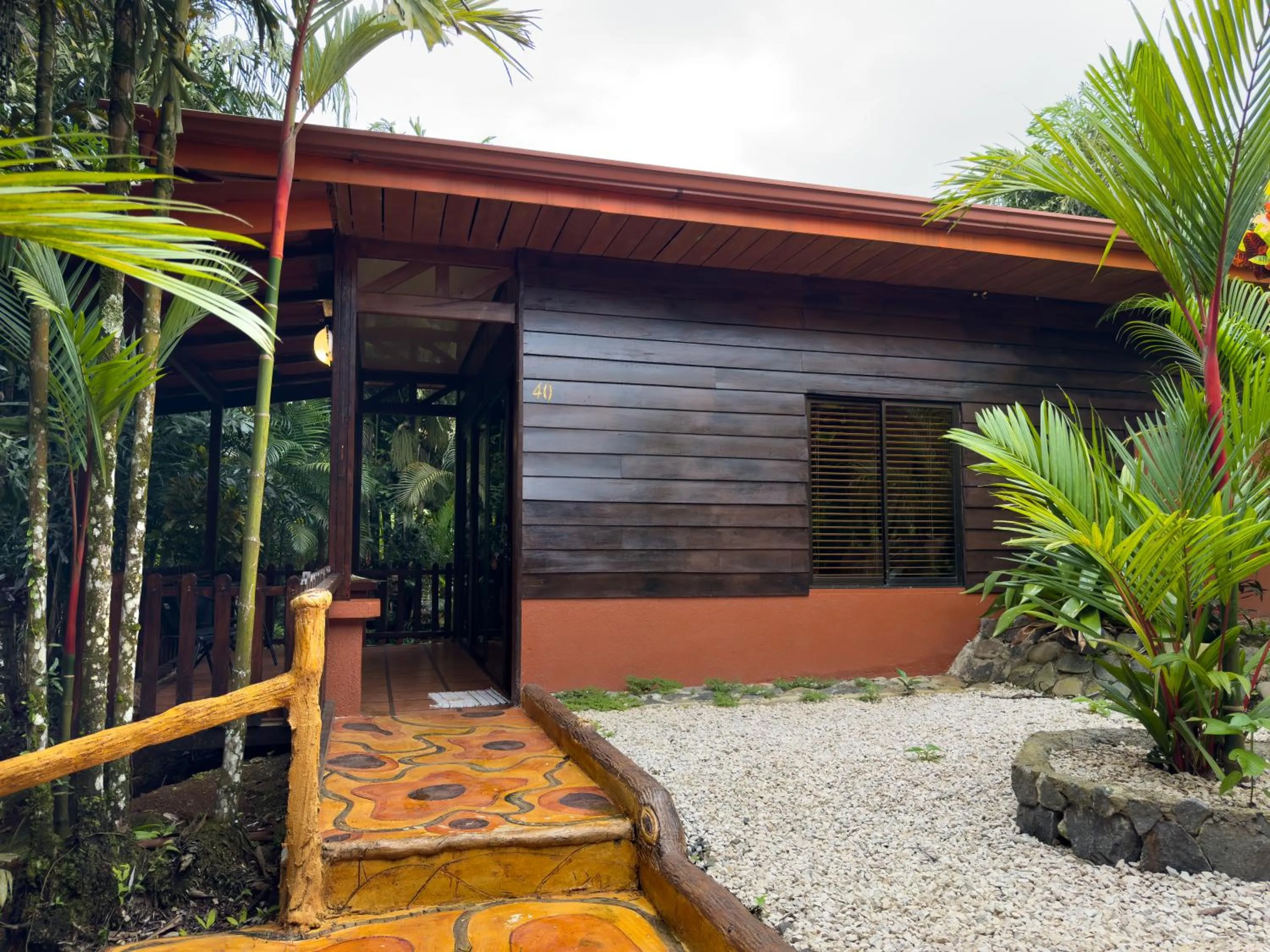 Garden in Hotel Heliconias Nature Inn & Hot Springs