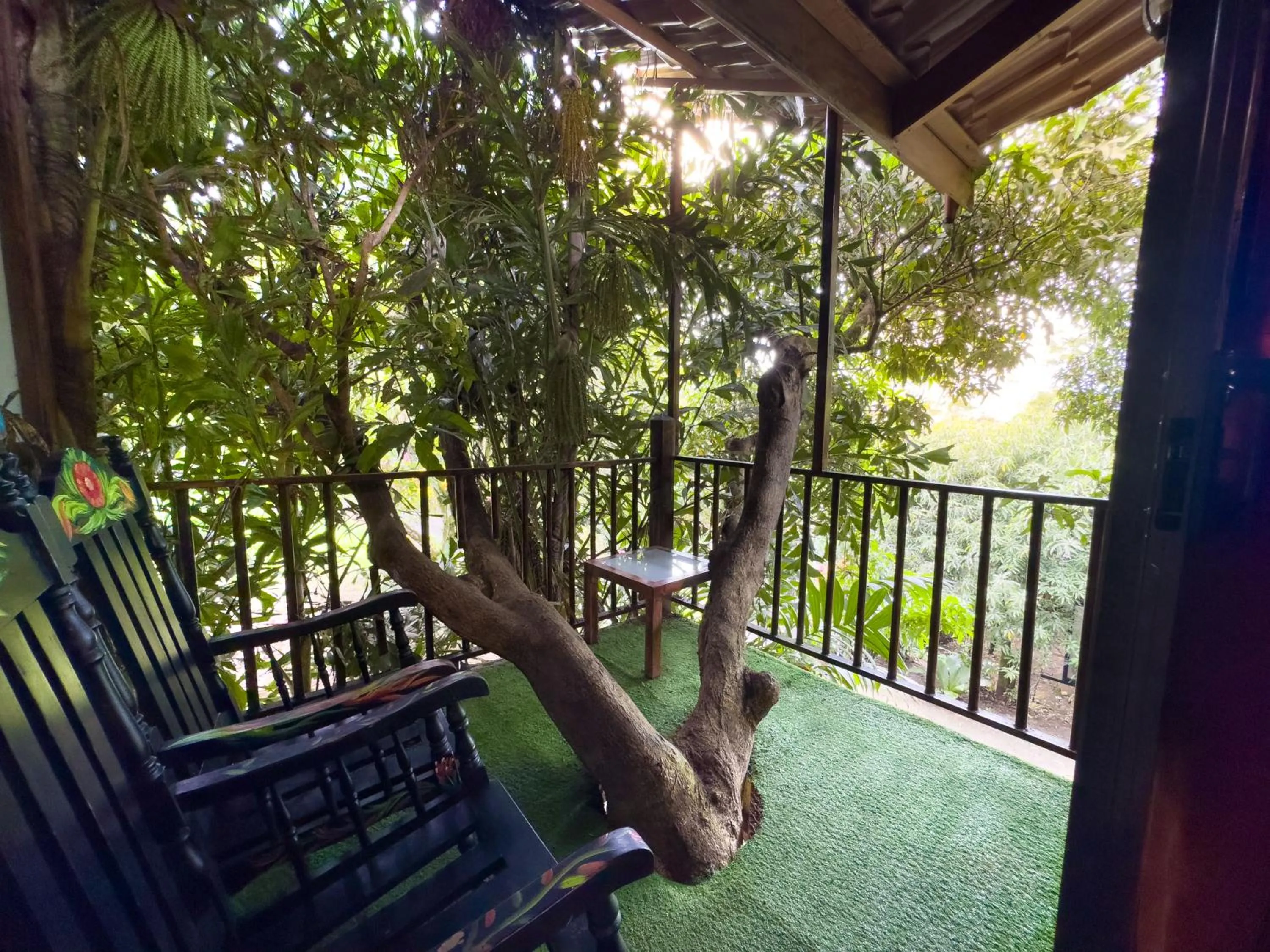 Balcony/Terrace in Hotel Heliconias Nature Inn & Hot Springs