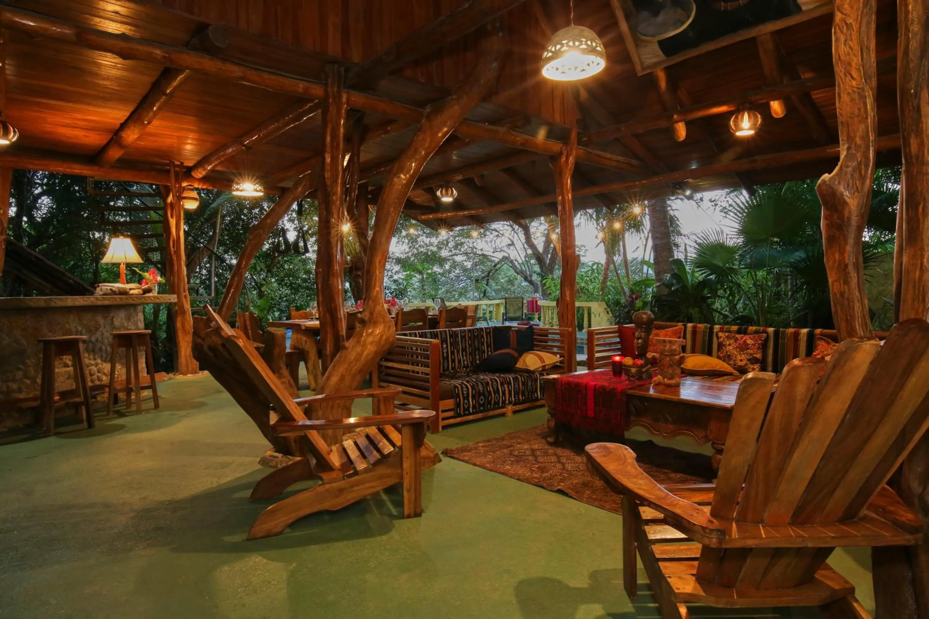 Patio in Nosara Sunrise Bed and Breakfast