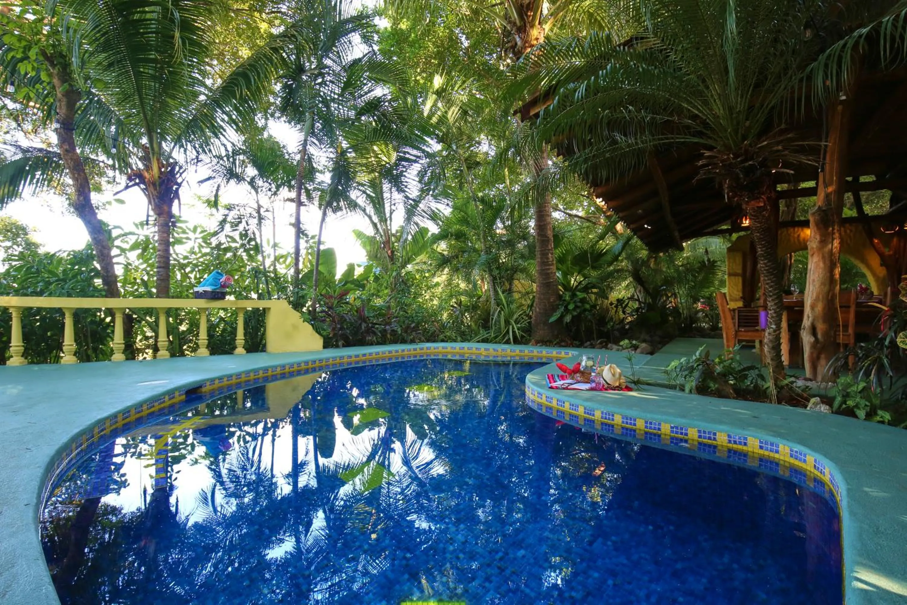 Garden view in Nosara Sunrise Bed and Breakfast