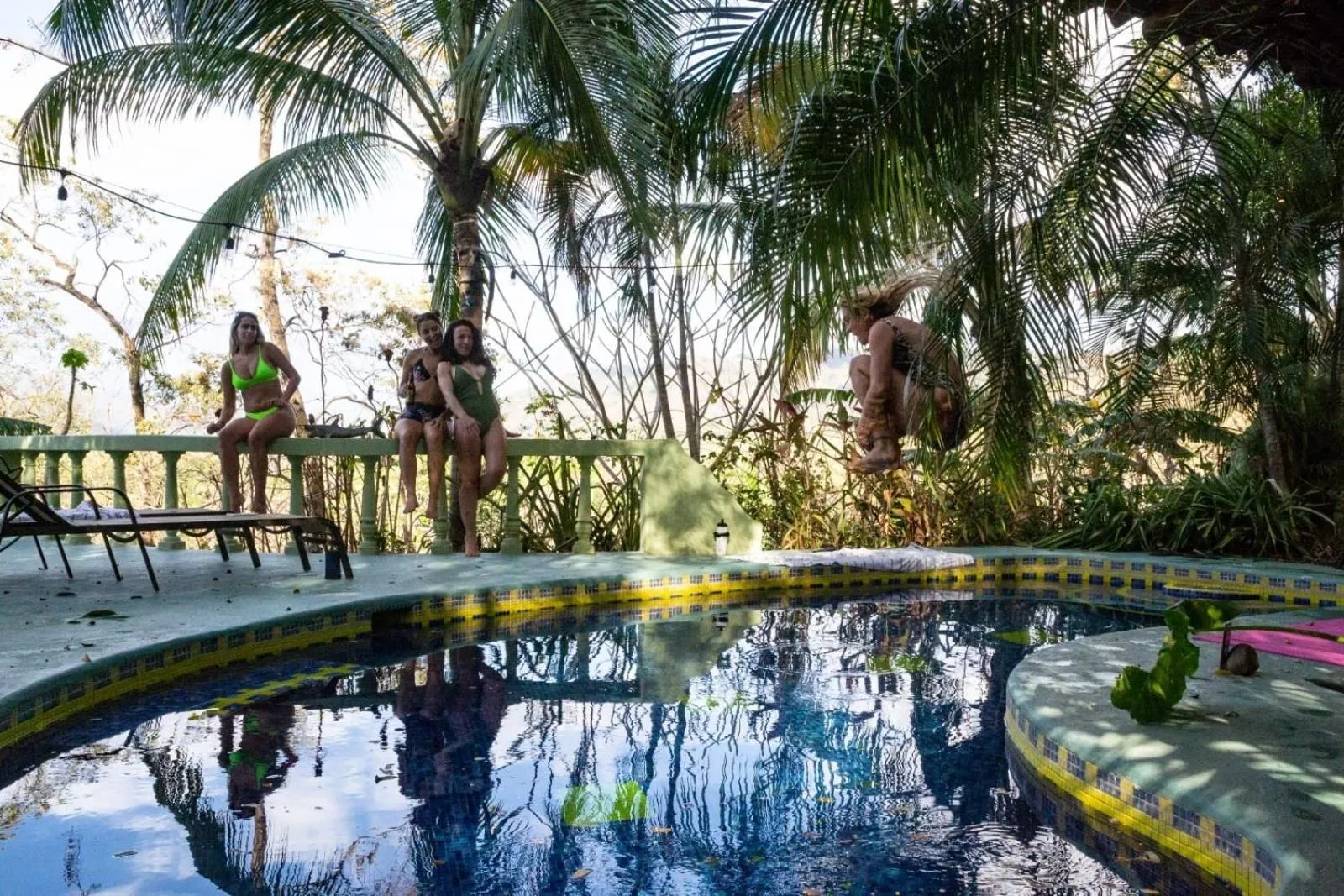 Swimming pool in Nosara Sunrise Bed and Breakfast