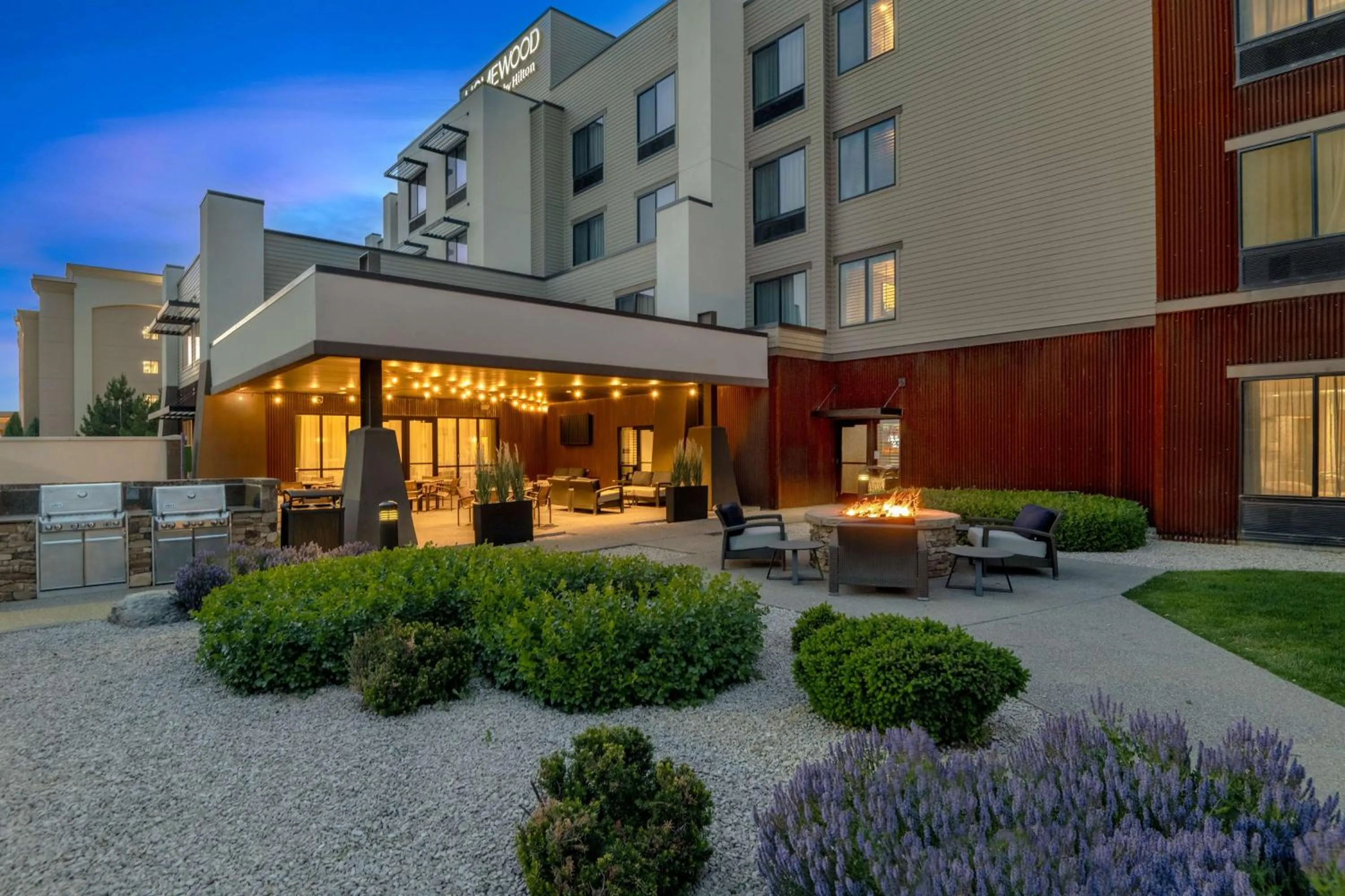 Patio in Homewood Suites by Hilton Billings