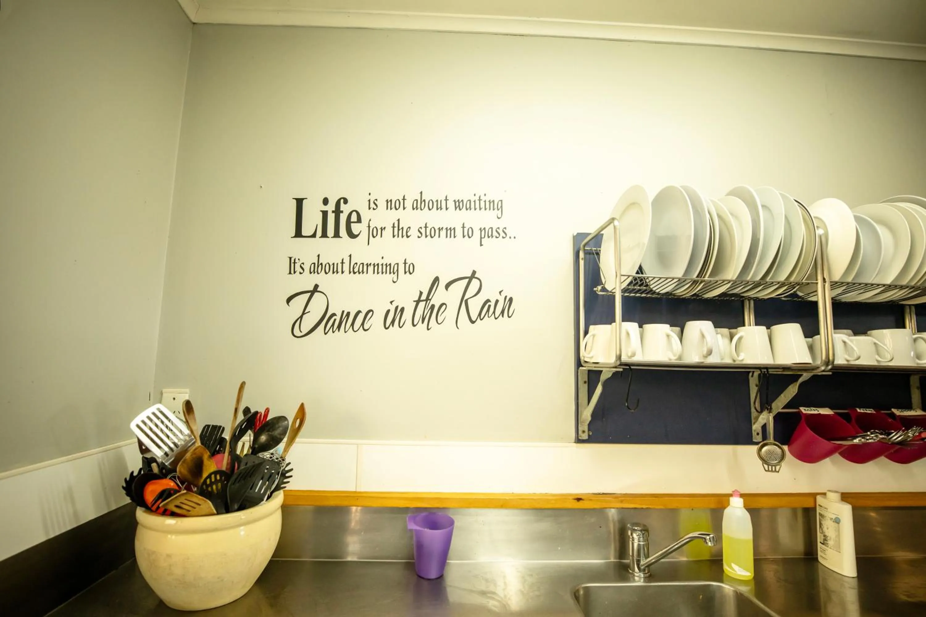 Communal kitchen in Ivorytowers Accommodation