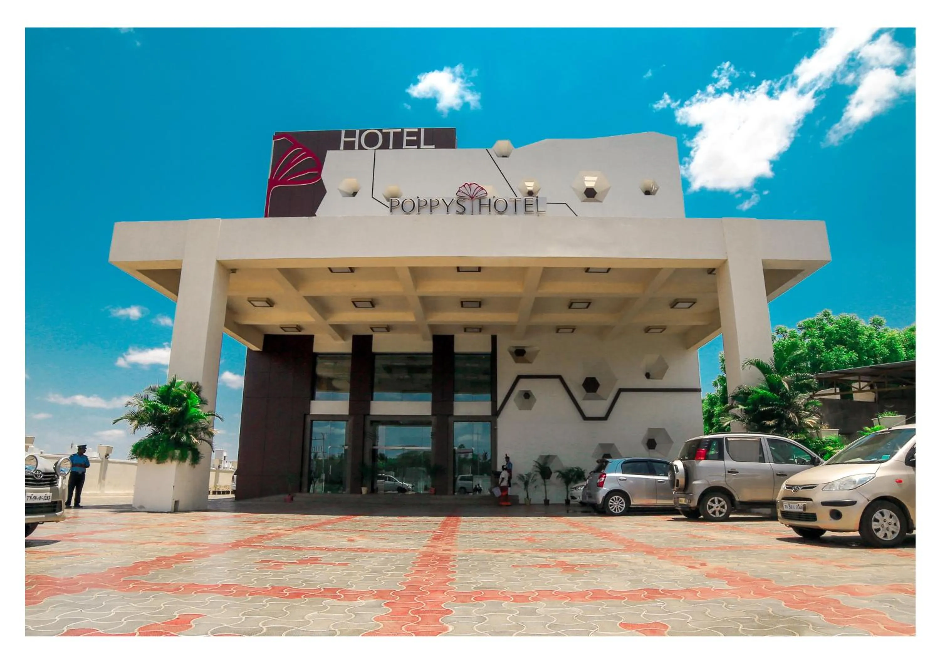 Property building in Poppys Hotel Madurai