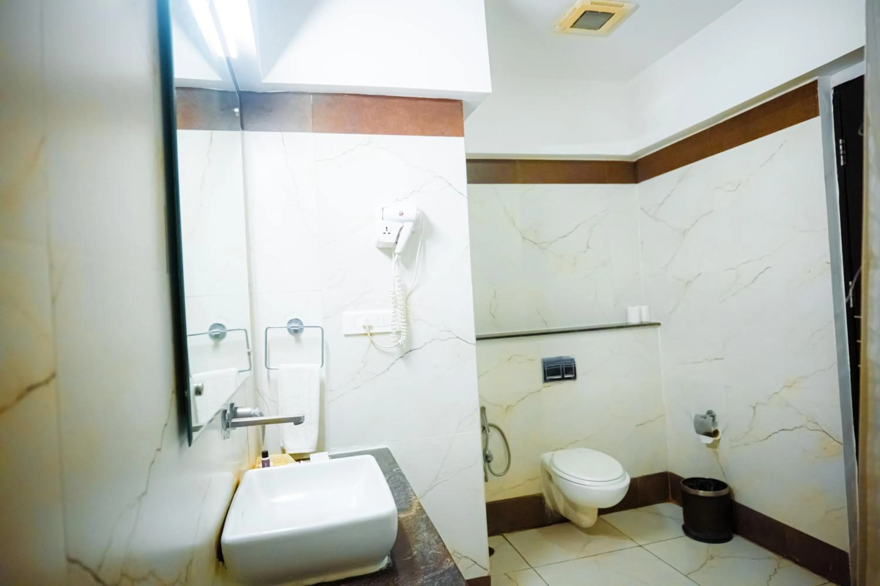 Bathroom in Poppys Hotel Madurai