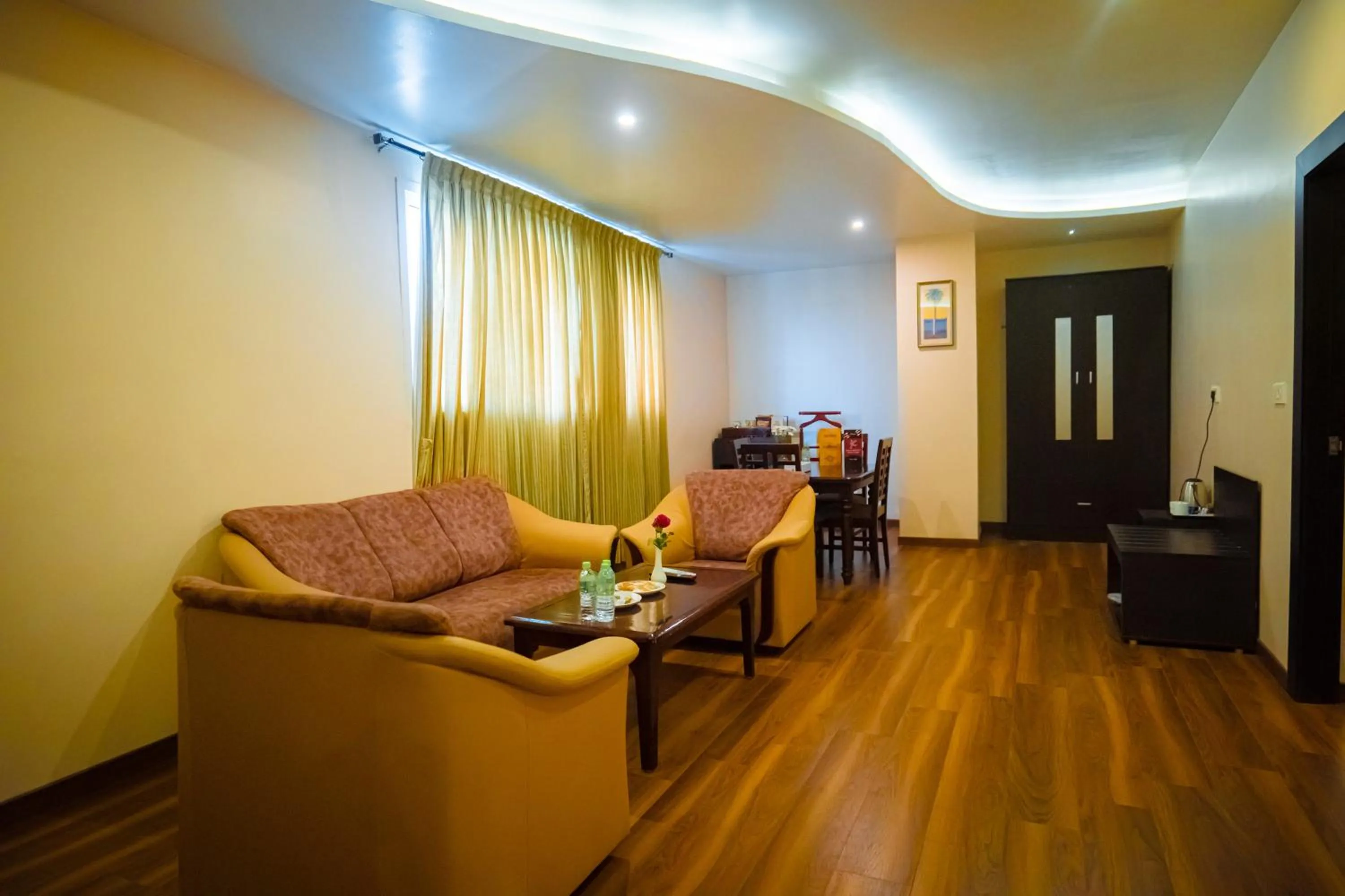 Living room in Poppys Hotel Madurai