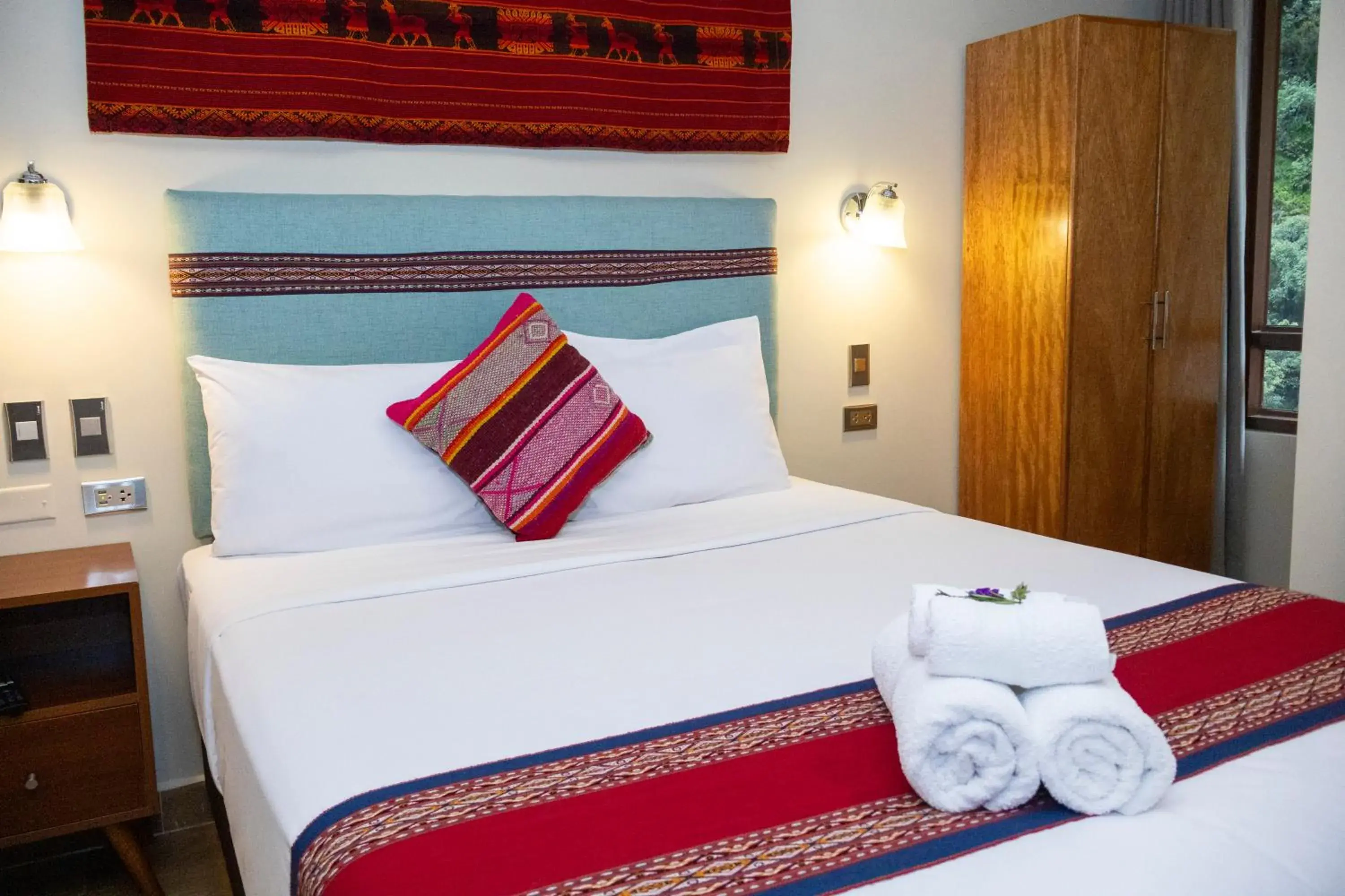 Bed in Rockrivers MachuPicchu Bed in Rockrivers MachuPicchu