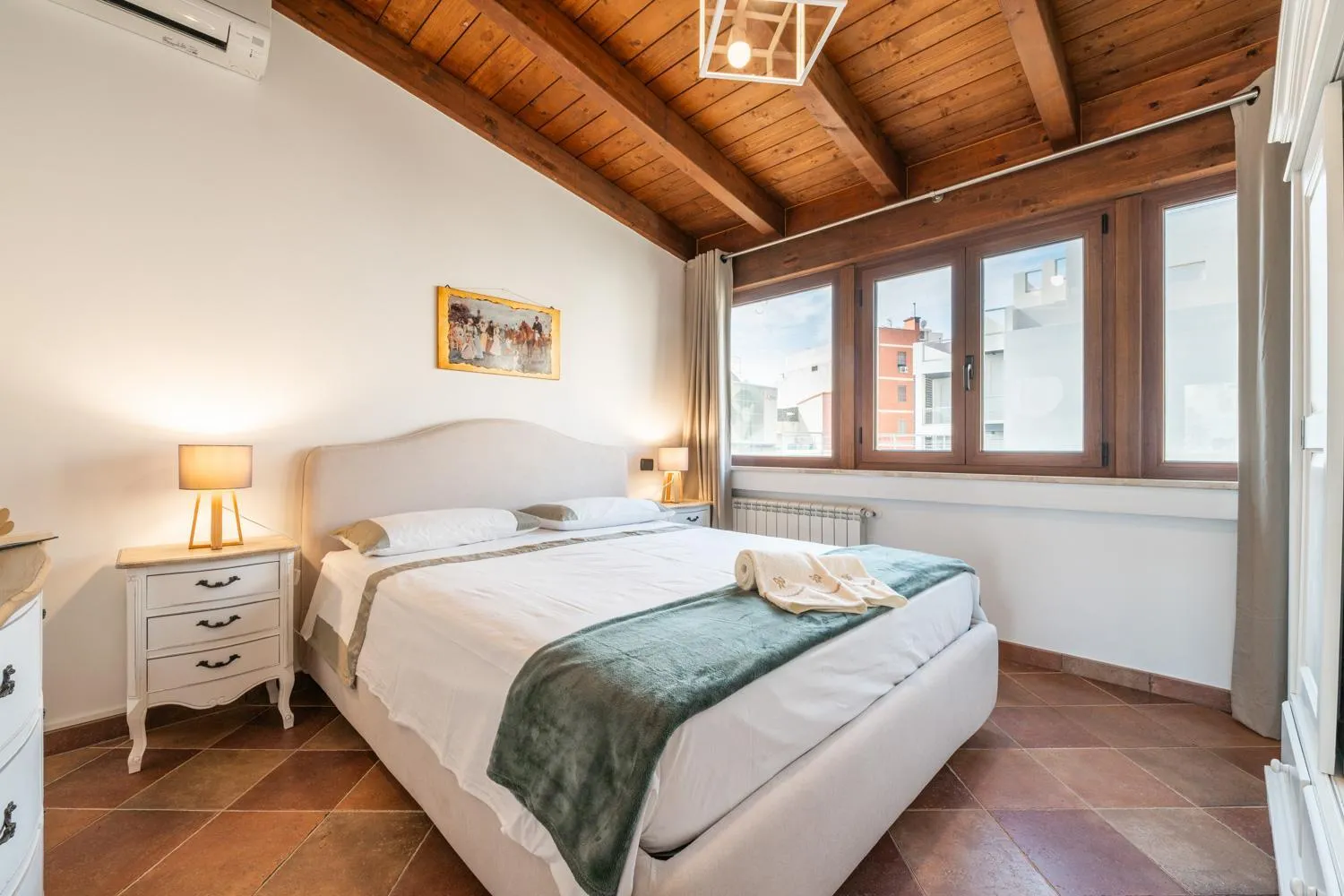 Bedroom, Bed in Greta House San Benedetto