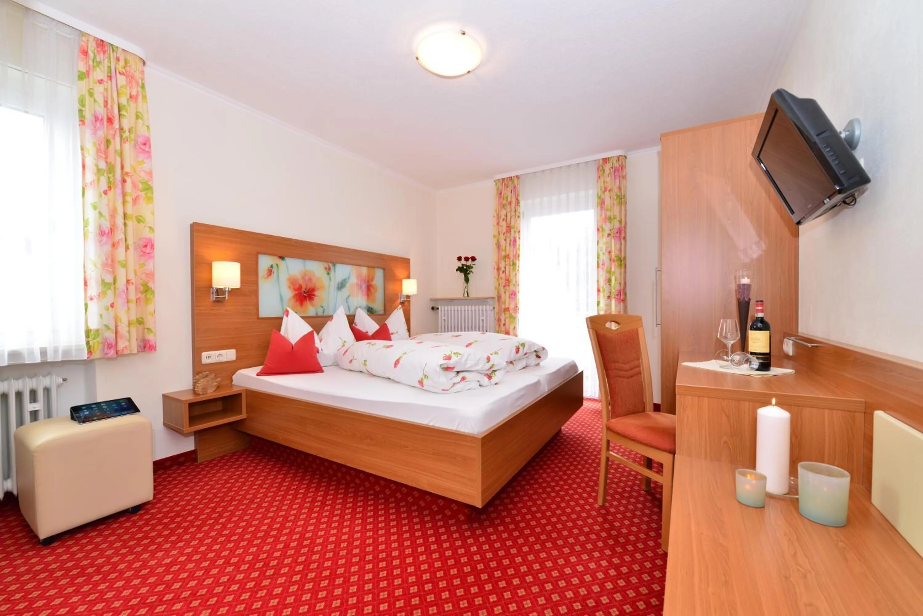 Bedroom, Bed in Hotel Marienhof