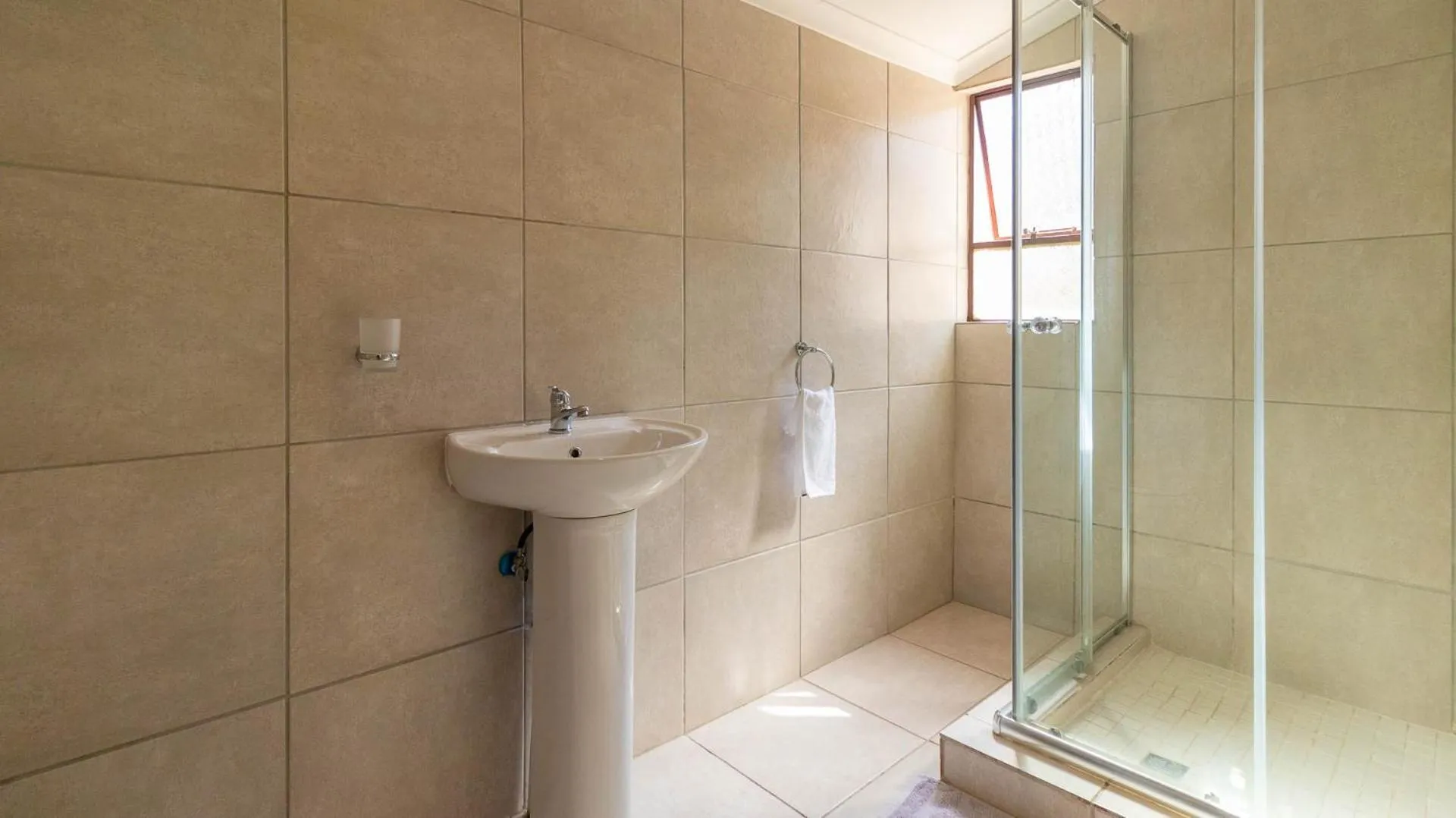 Shower in Meredale Lodge