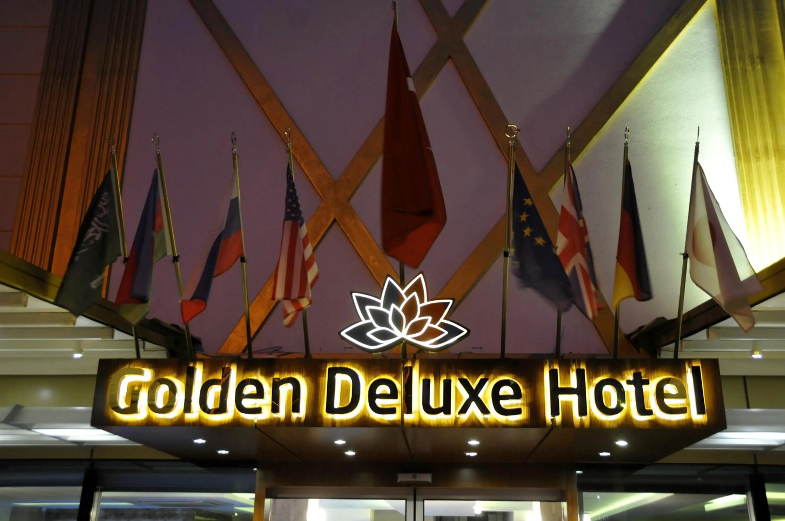 Facade/entrance in Golden Deluxe Hotel