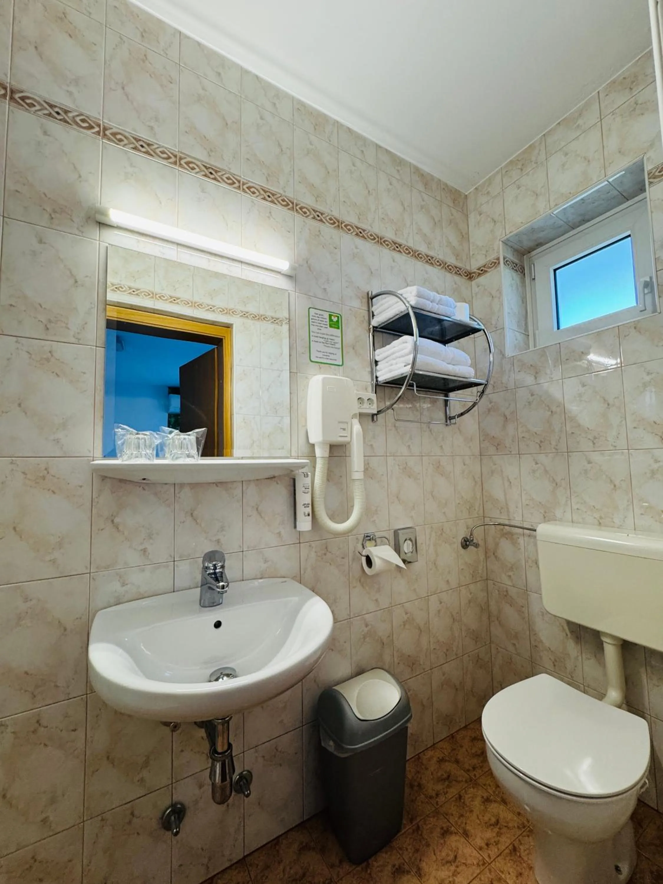 Shower in Nature Hotel Lukanc