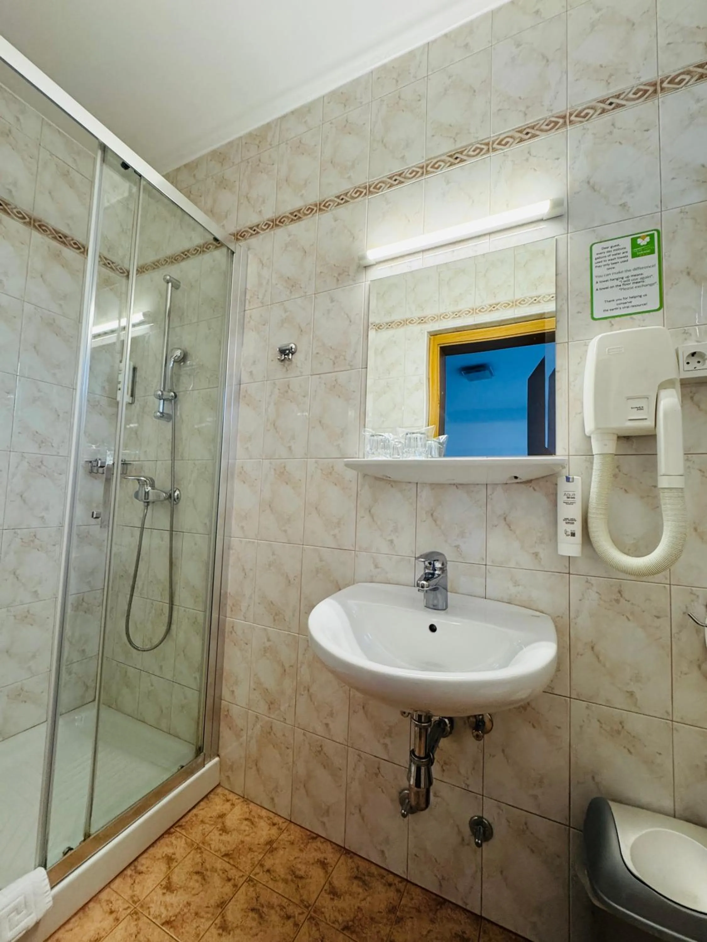 Shower in Nature Hotel Lukanc