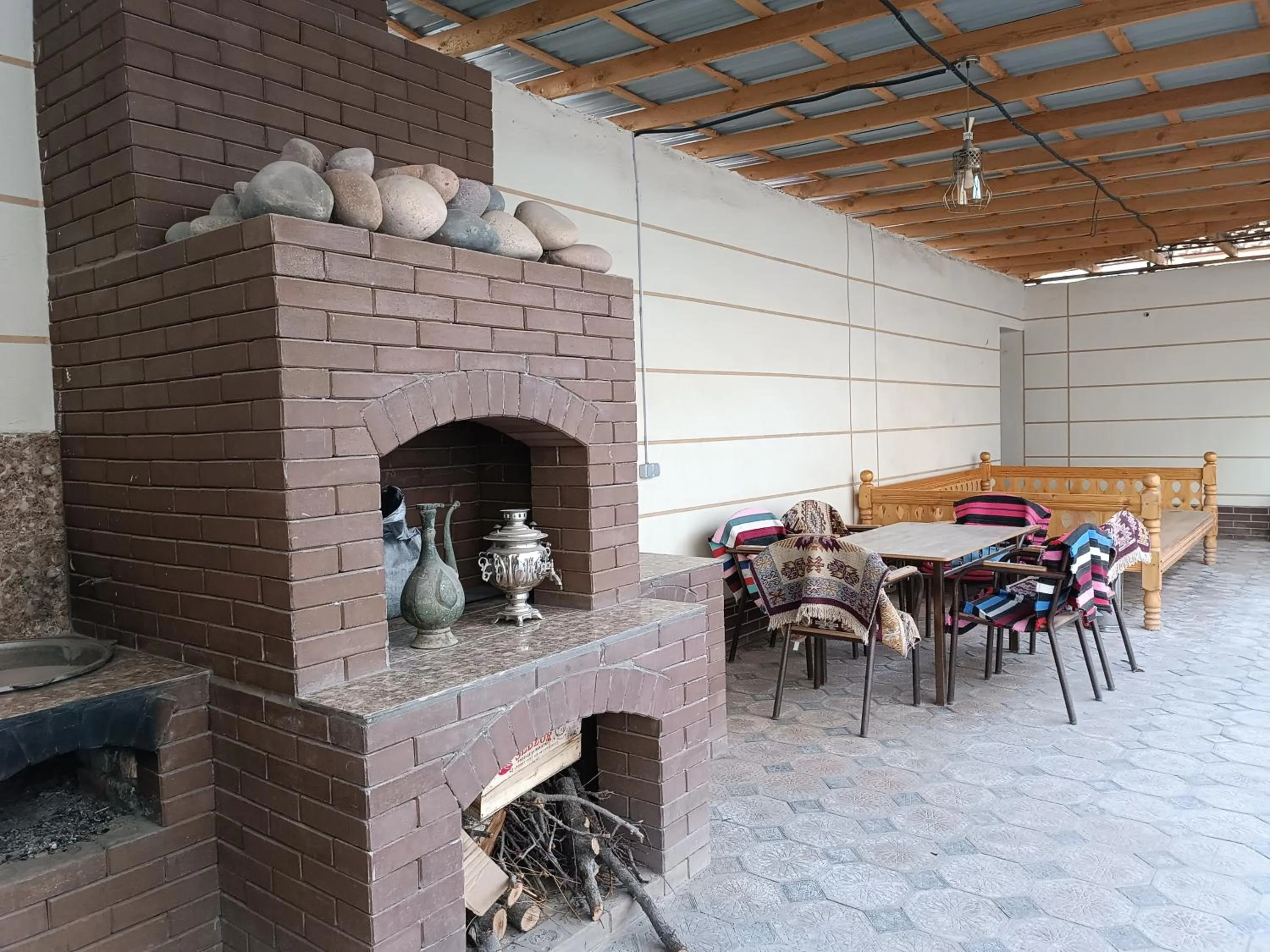 Inner courtyard view in RATMINA HOTEL