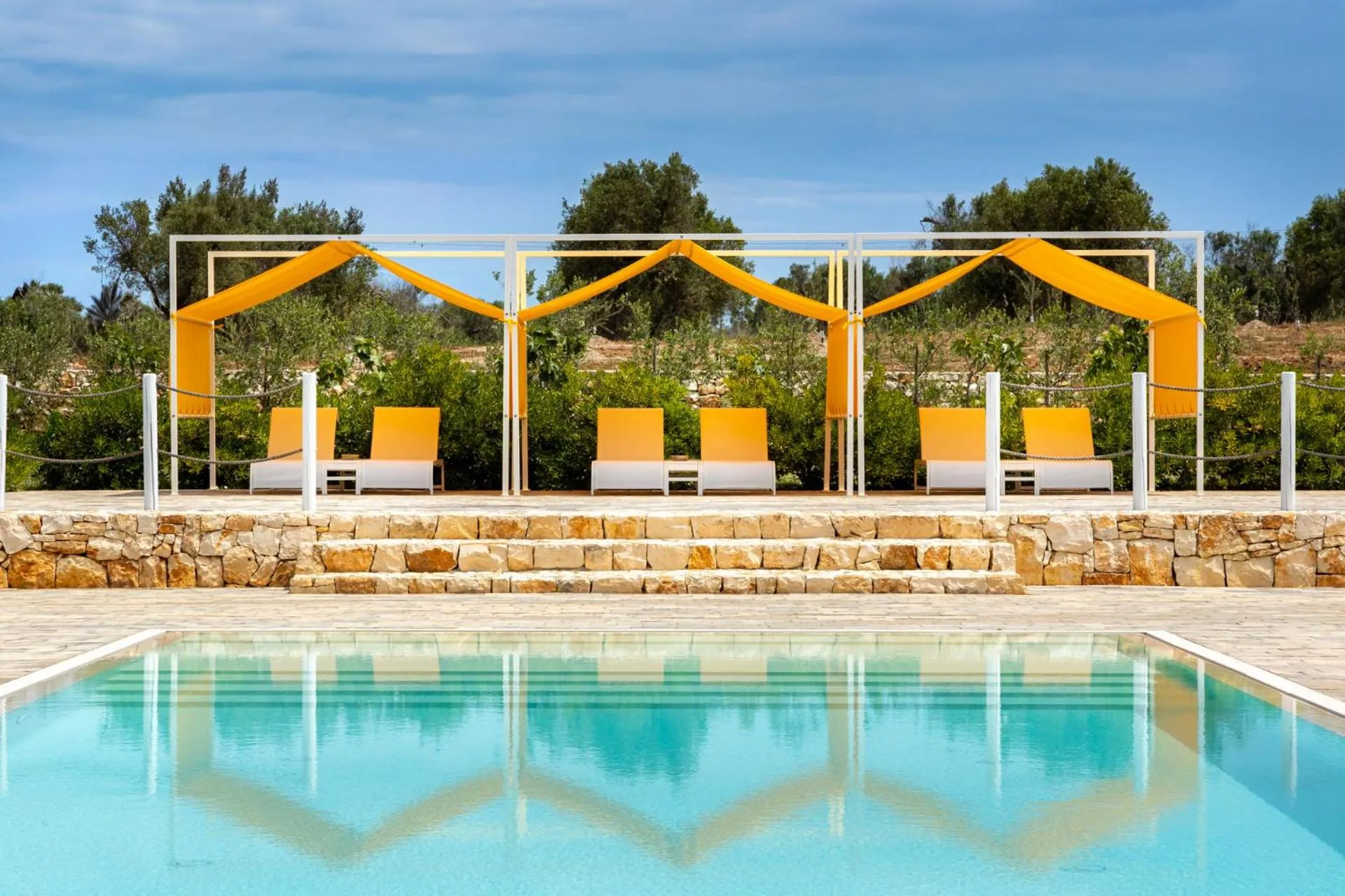 Pool view in TerreAmare Agriturismo