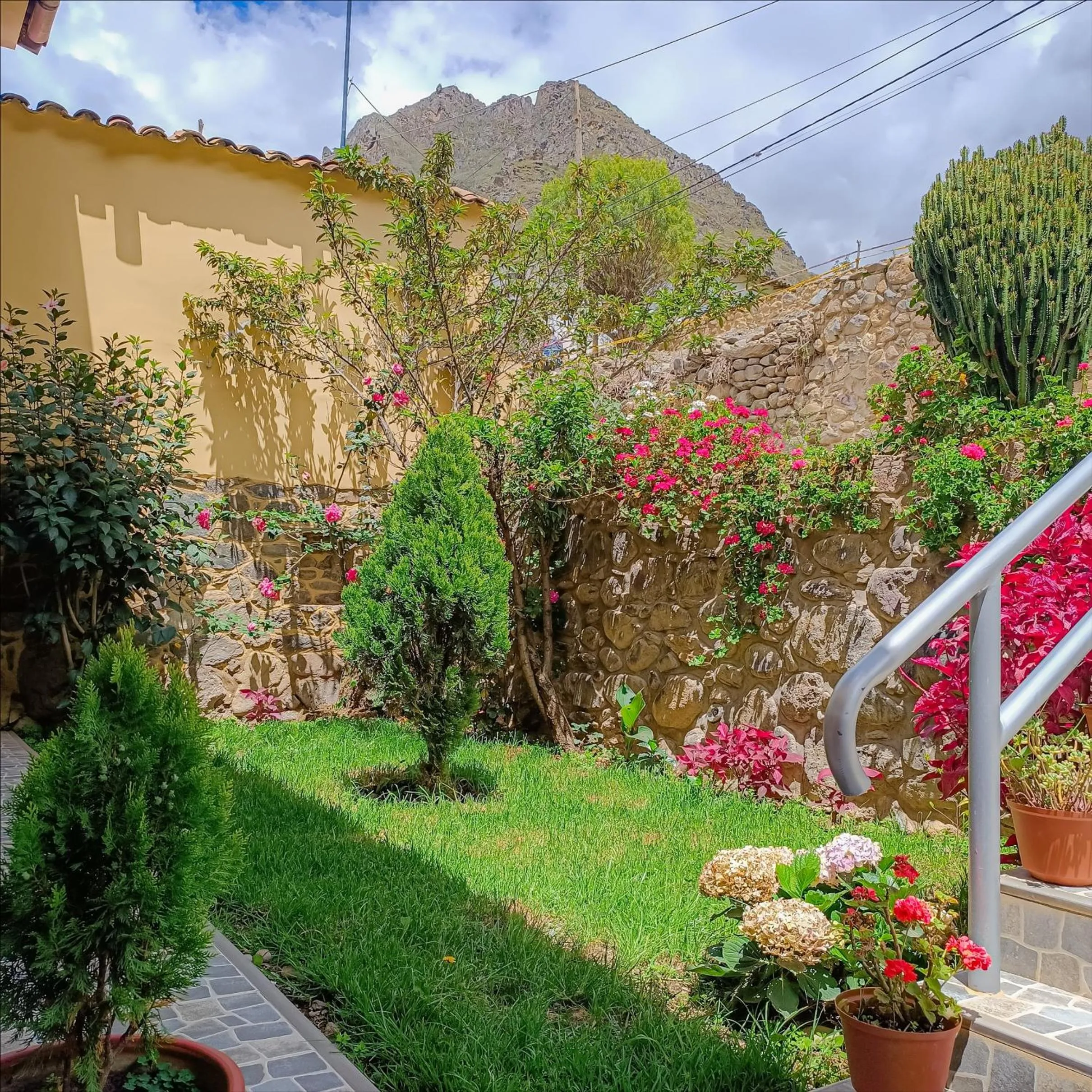 Garden in Hotel Valle Mistico