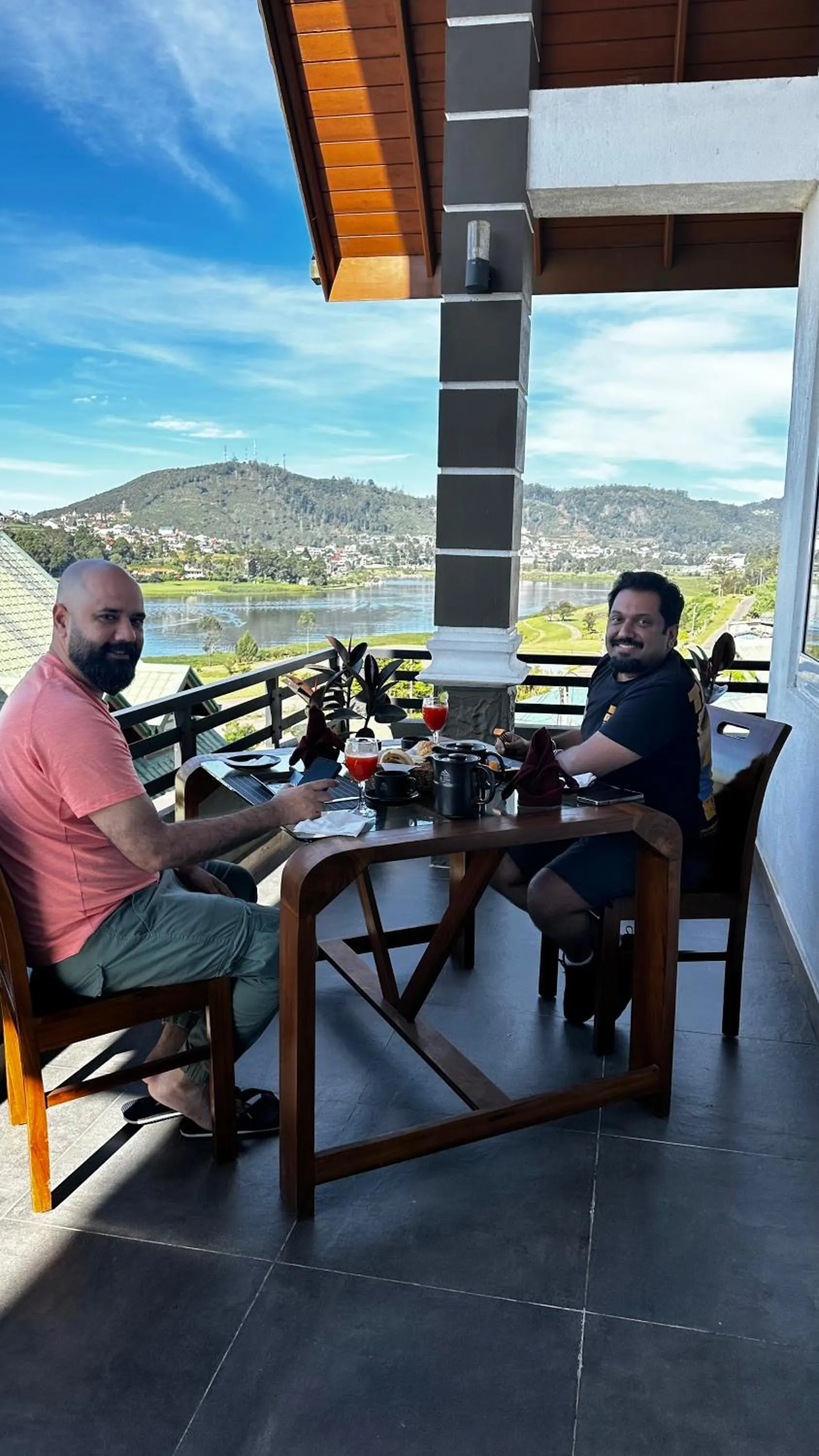 People in Queens Lake Cabin