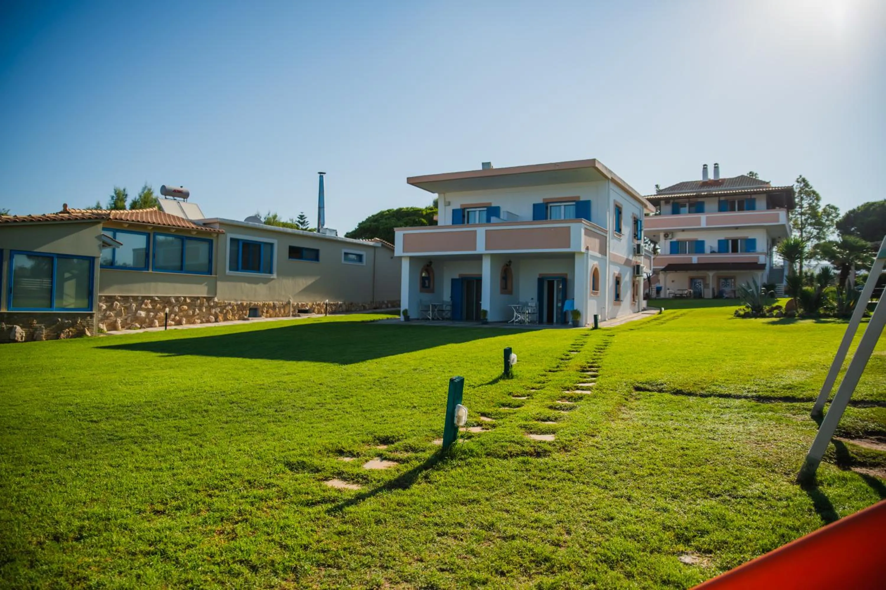 Garden view in Mesogeios Hotel