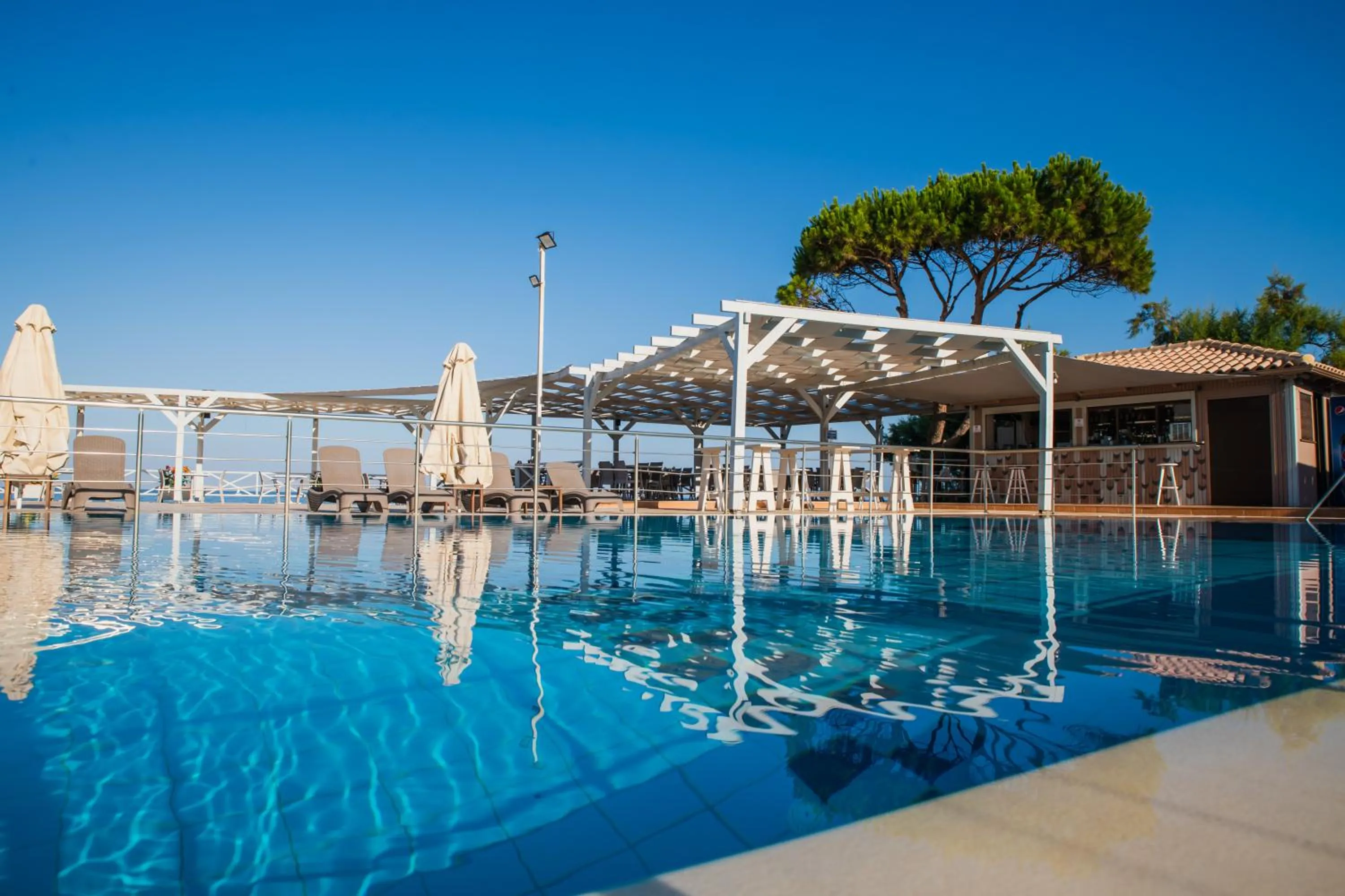 Swimming pool in Mesogeios Hotel