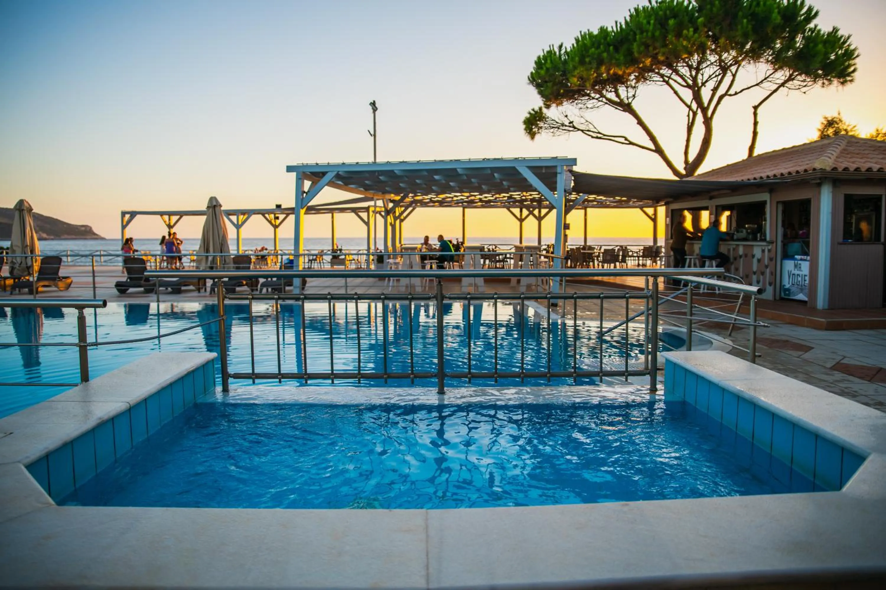 Swimming pool in Mesogeios Hotel