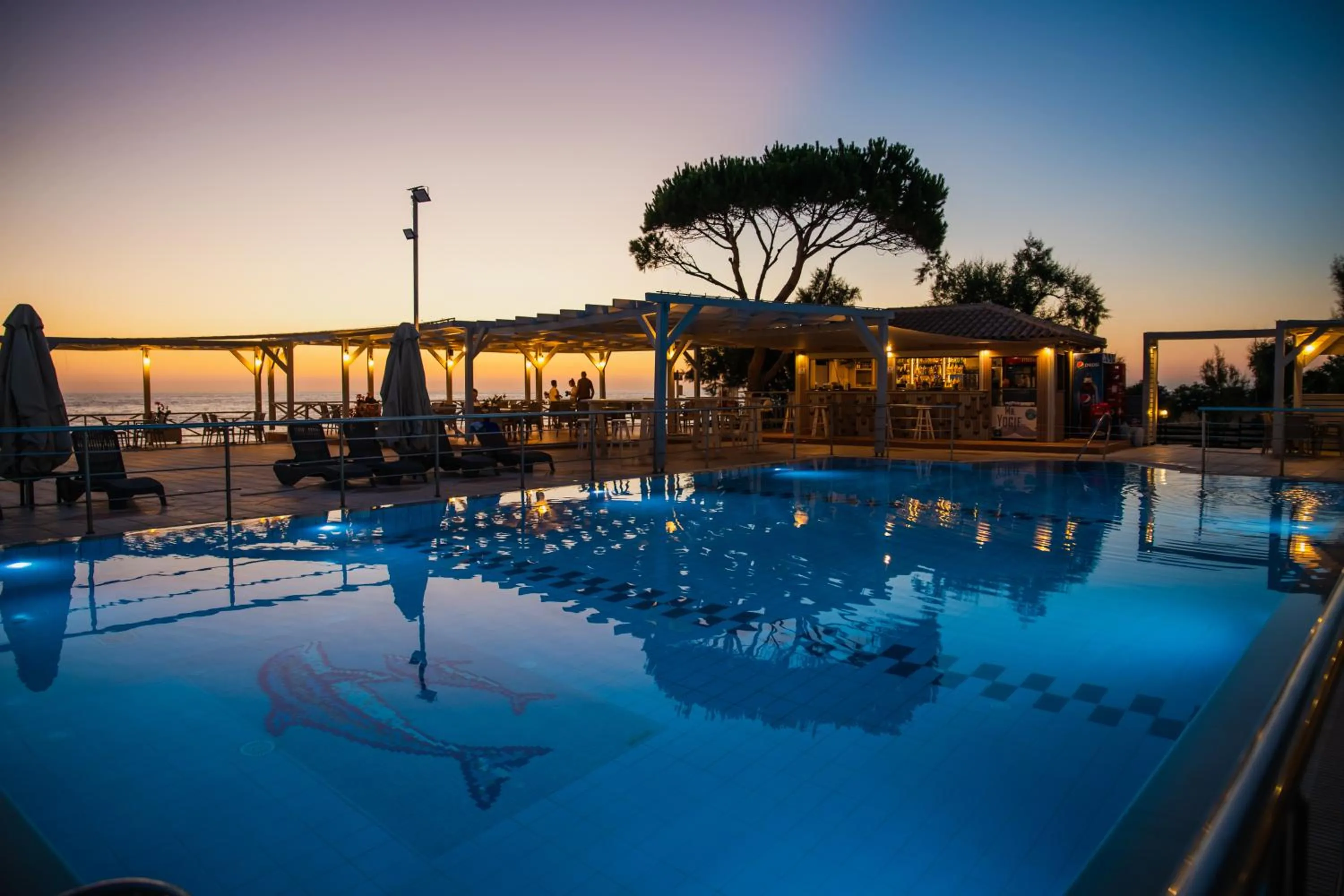 Sunset in Mesogeios Hotel