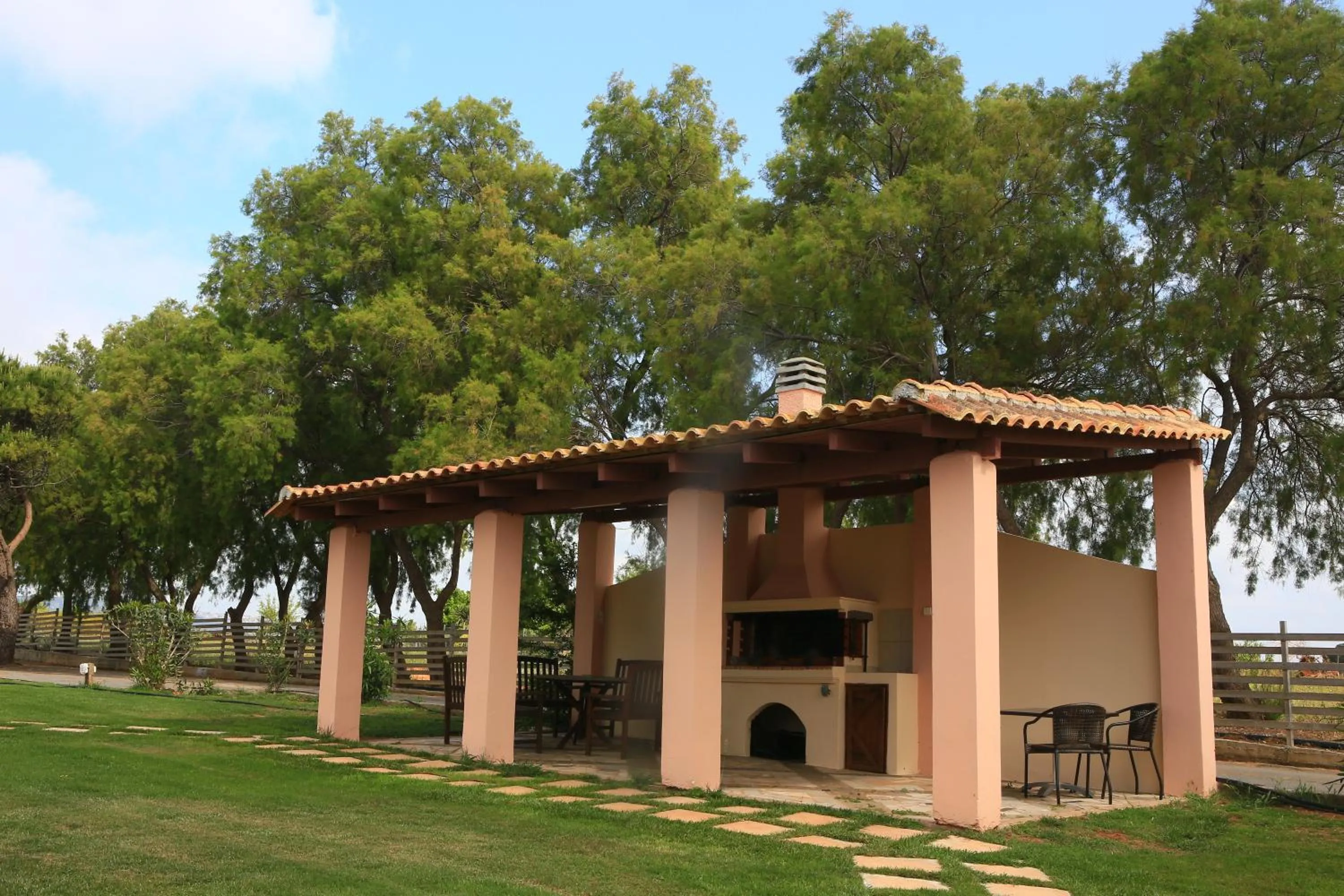 BBQ facilities in Mesogeios Hotel