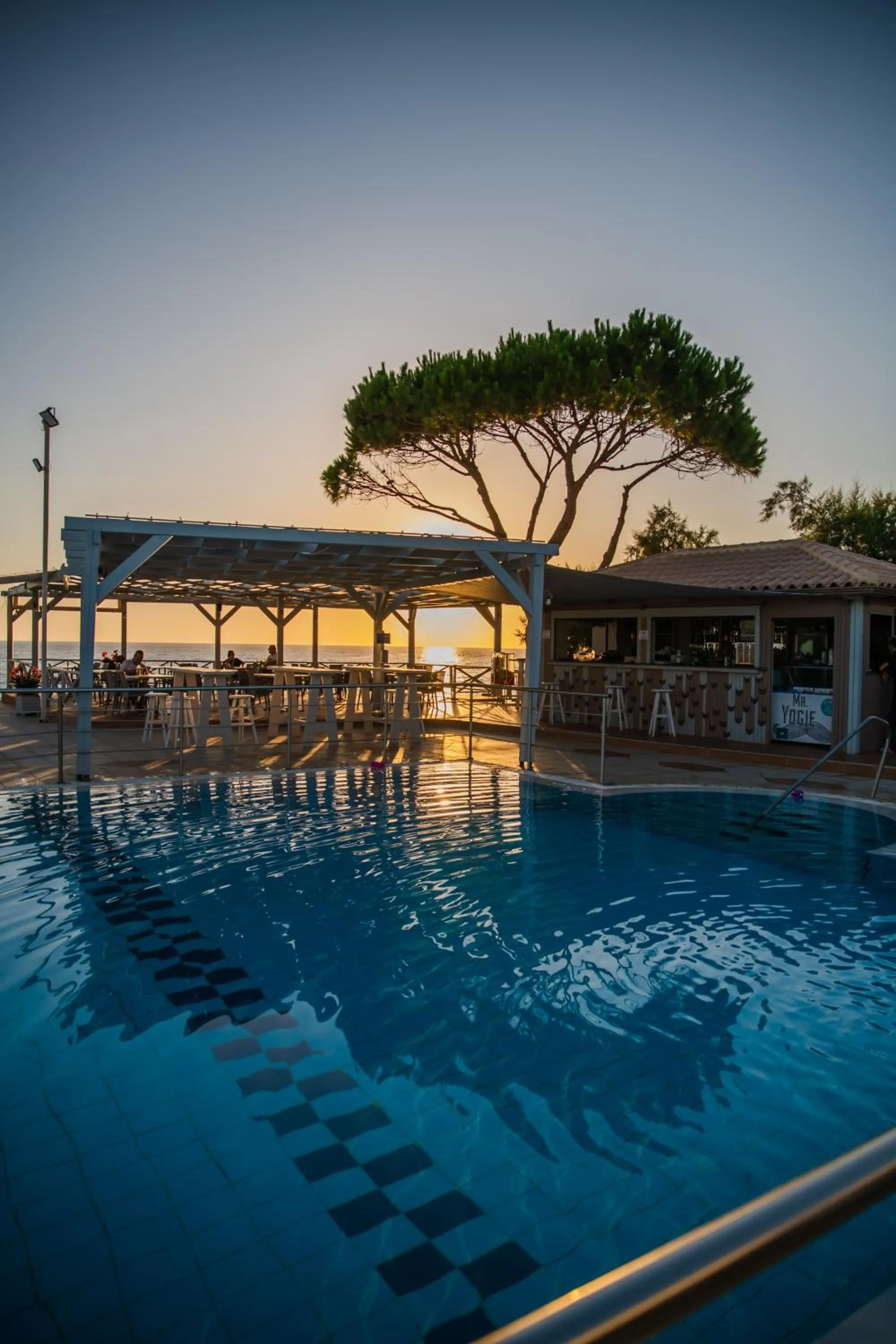 Swimming pool in Mesogeios Hotel