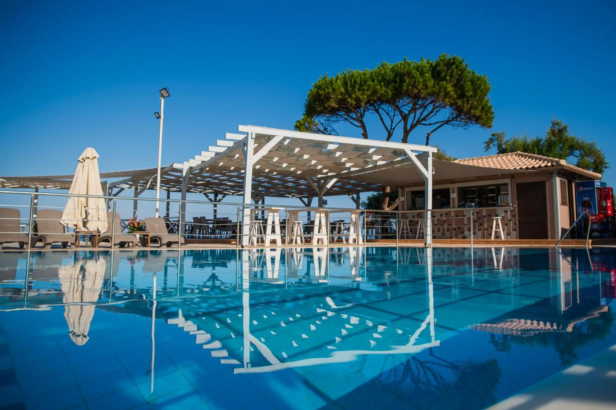 Swimming pool in Mesogeios Hotel