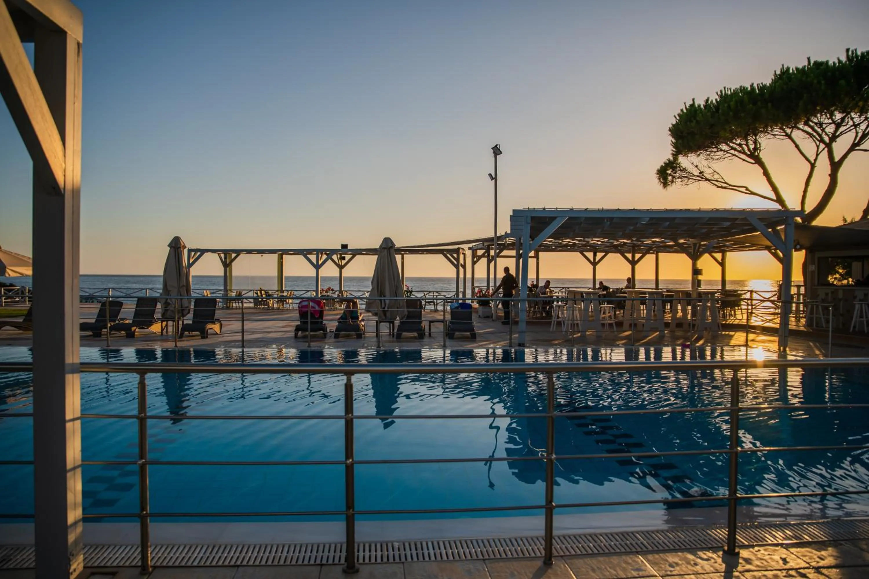 Swimming pool in Mesogeios Hotel