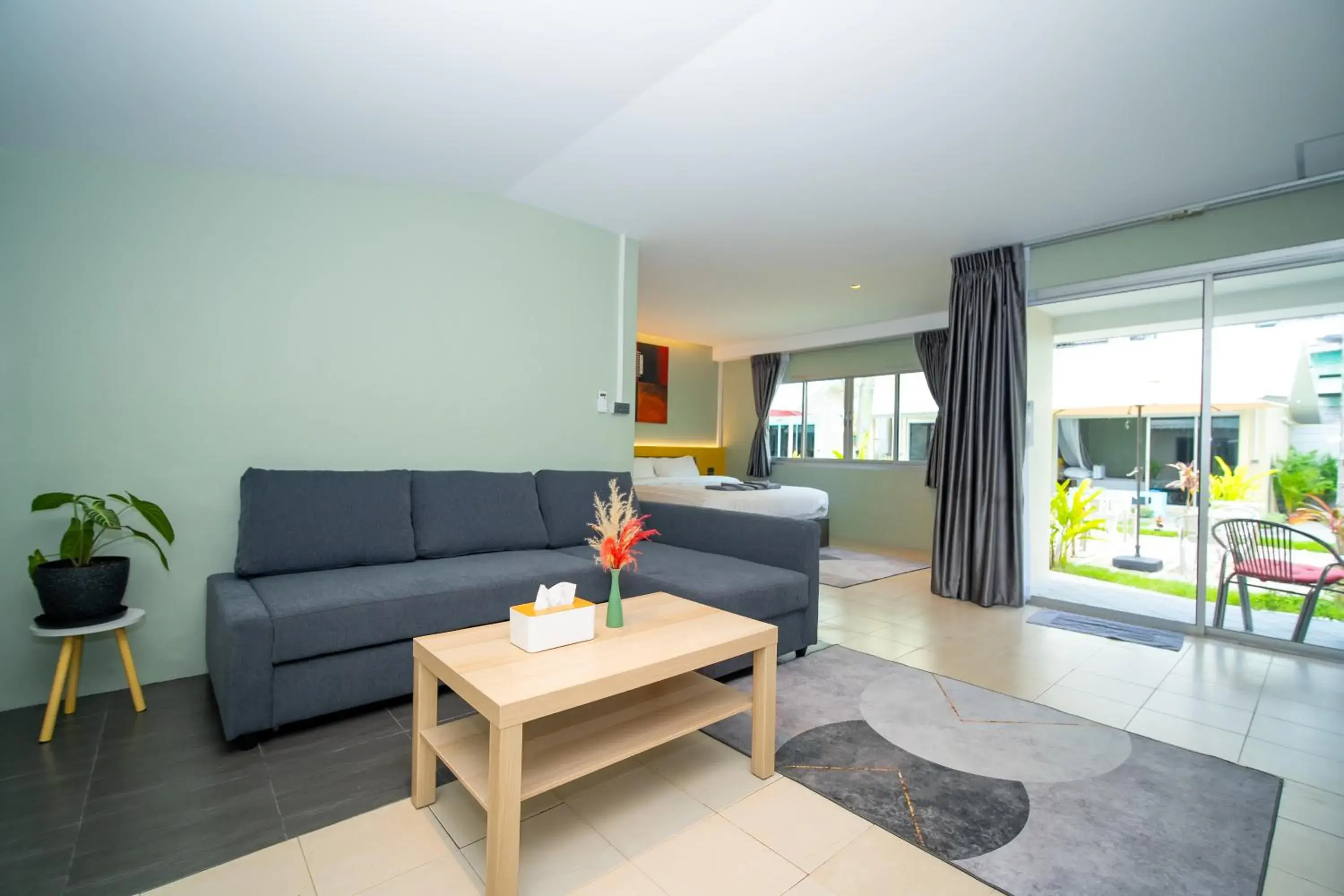 Living room in Maiiam Bungalows Kata Beach Living room in Maiiam Bungalows Kata Beach