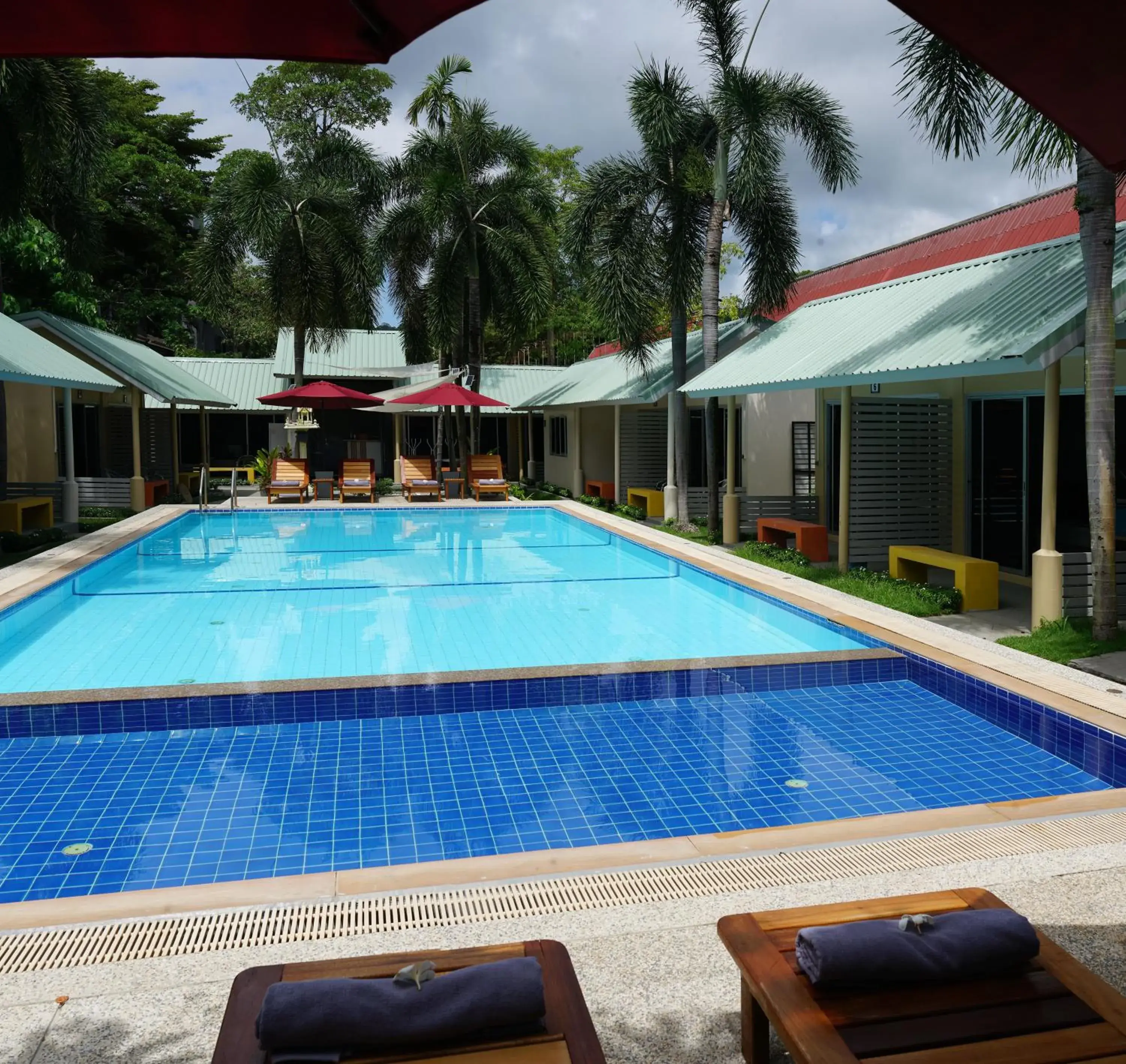 Pool view in Maiiam Bungalows Kata Beach Pool view in Maiiam Bungalows Kata Beach