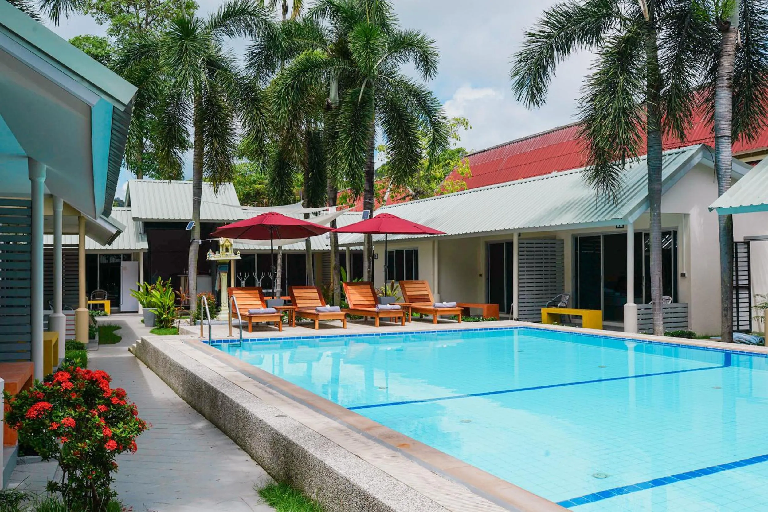 Pool view in Maiiam Bungalows Kata Beach