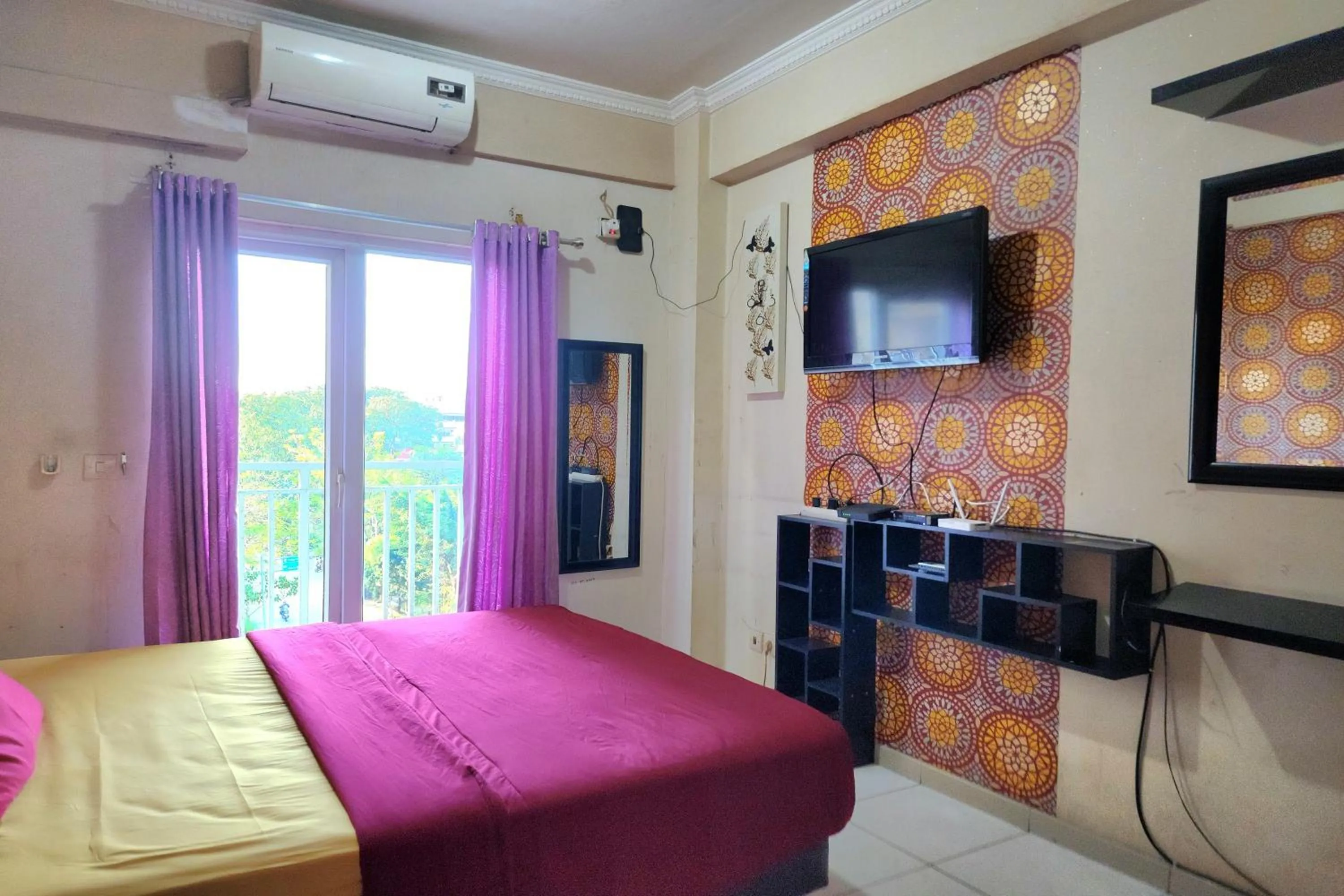 Bed in Queen Room 2 @ Grand Center Point Apartment