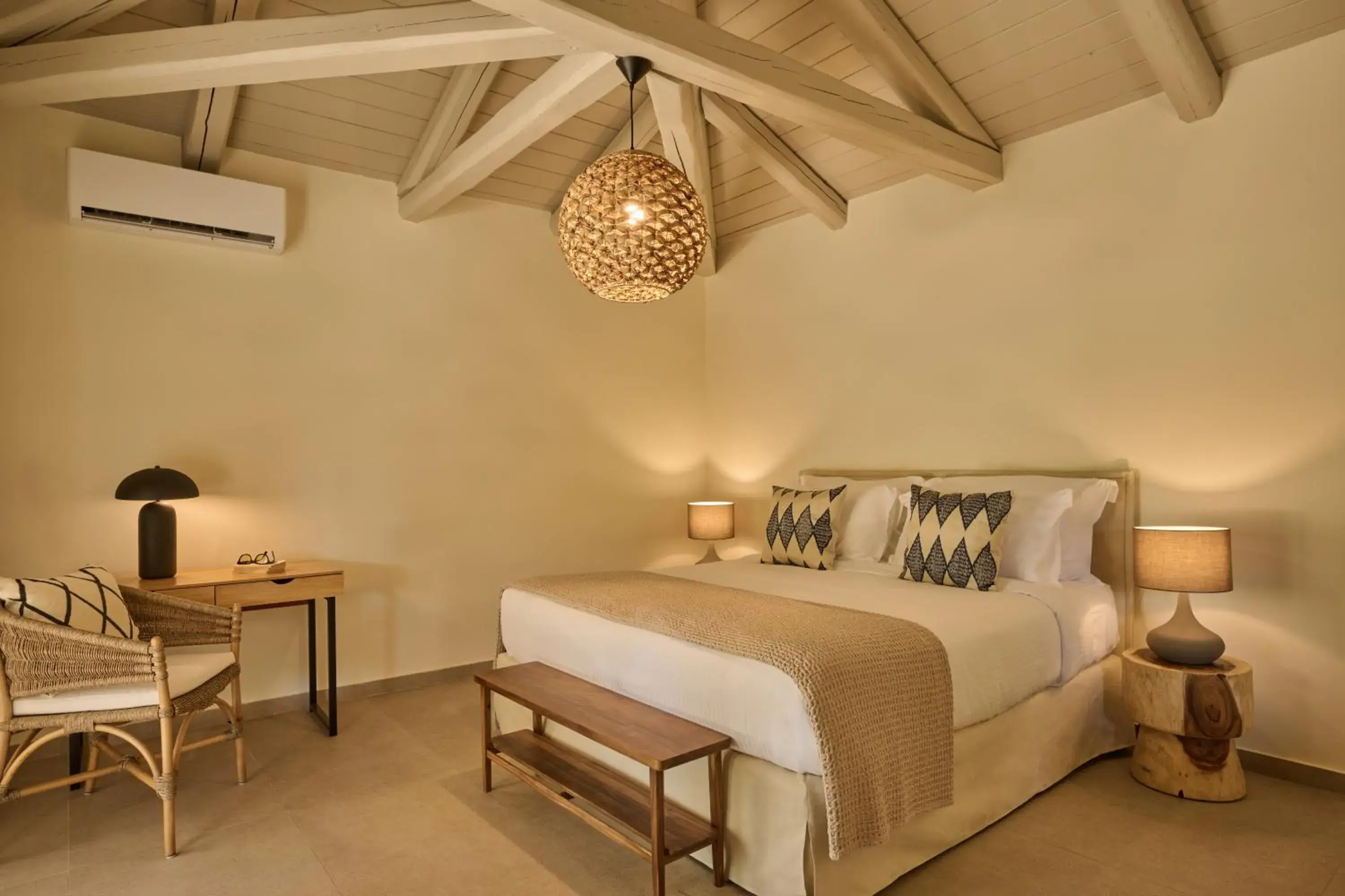 Photo of the whole room, Bed in Nikki Beach Resort & Spa Porto Heli Photo of the whole room, Bed in Nikki Beach Resort & Spa Porto Heli