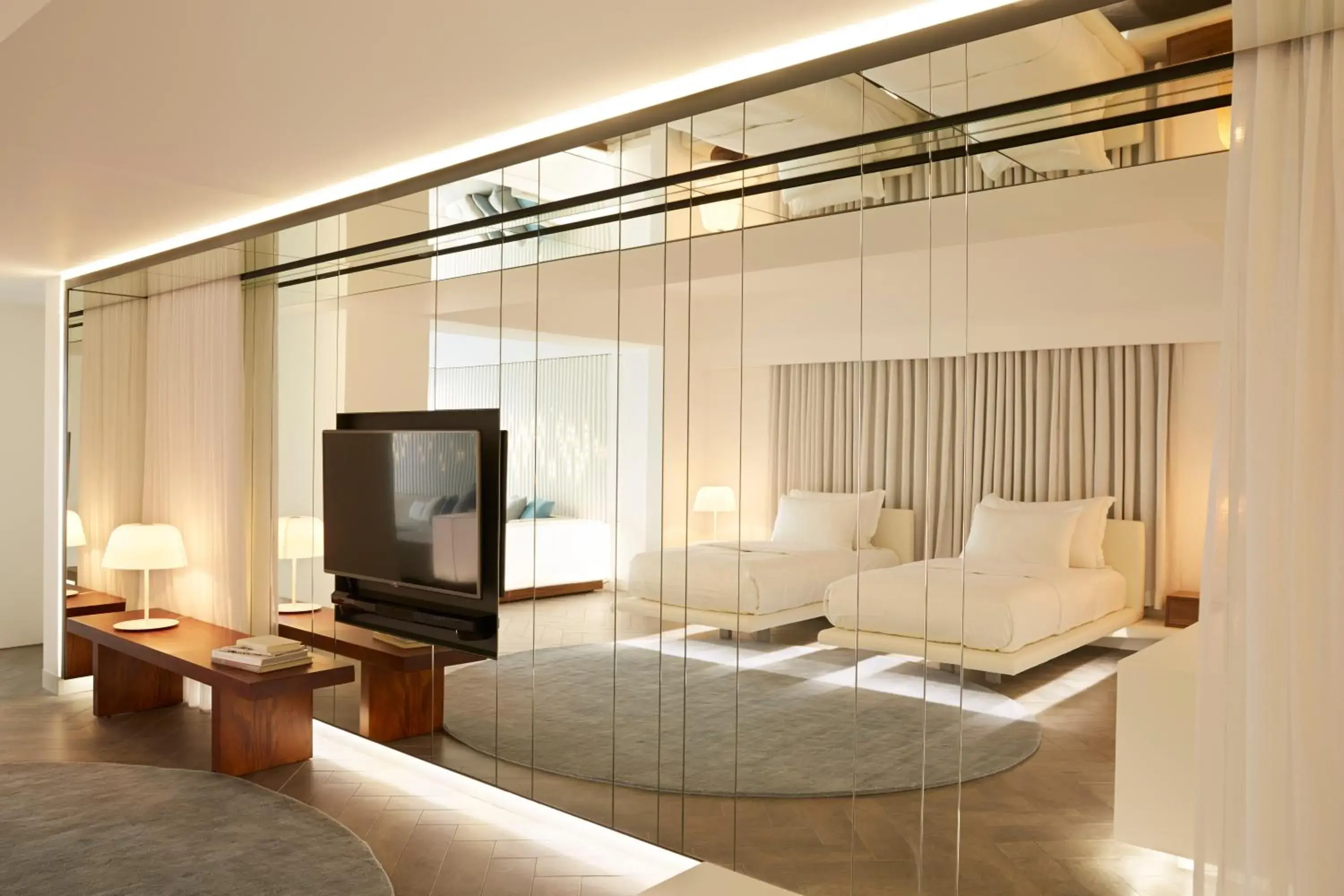 Bed in Nikki Beach Resort & Spa Porto Heli Bed in Nikki Beach Resort & Spa Porto Heli