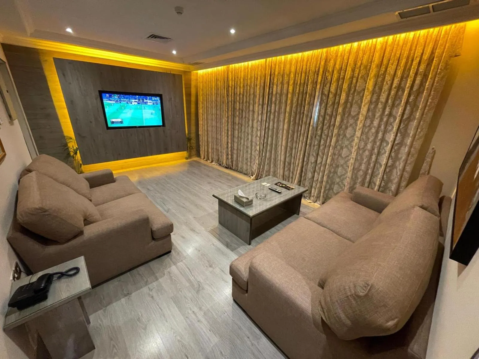 Living room in Terrace Furnished Apartments - Mahboula