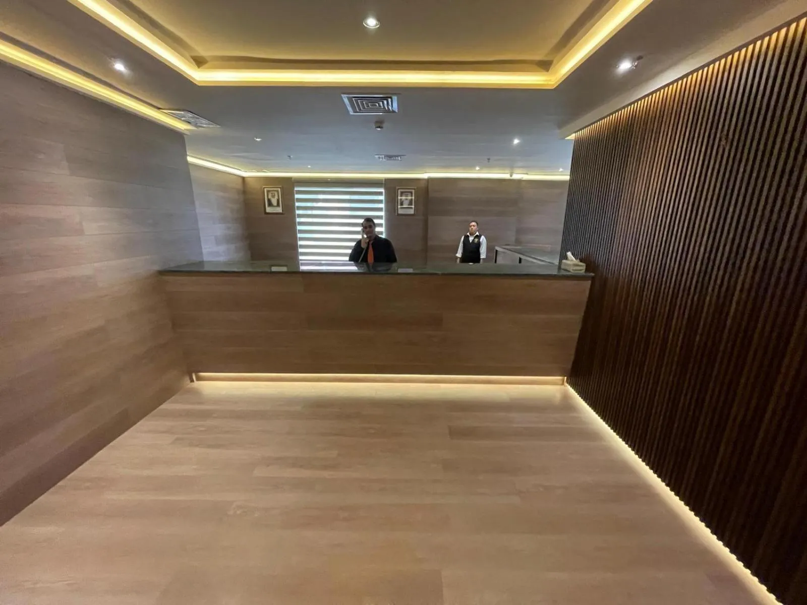 Lobby or reception in Terrace Furnished Apartments - Mahboula