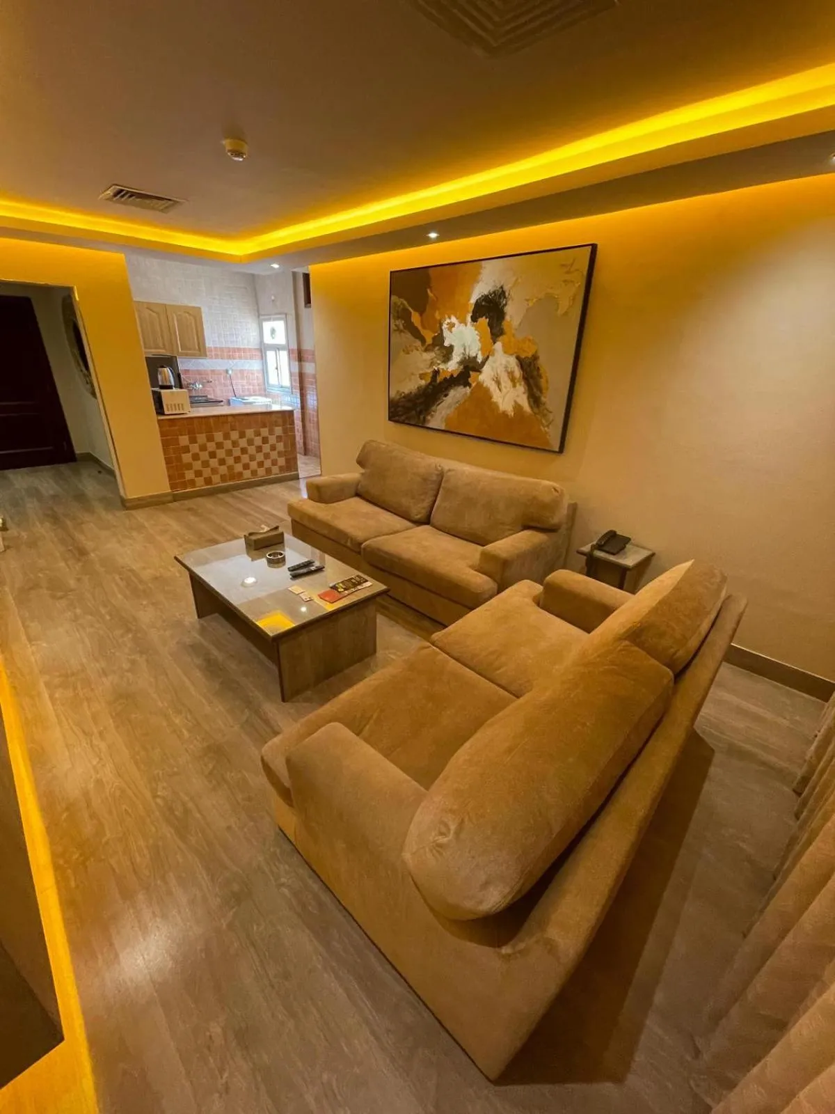 Seating area in Terrace Furnished Apartments - Mahboula