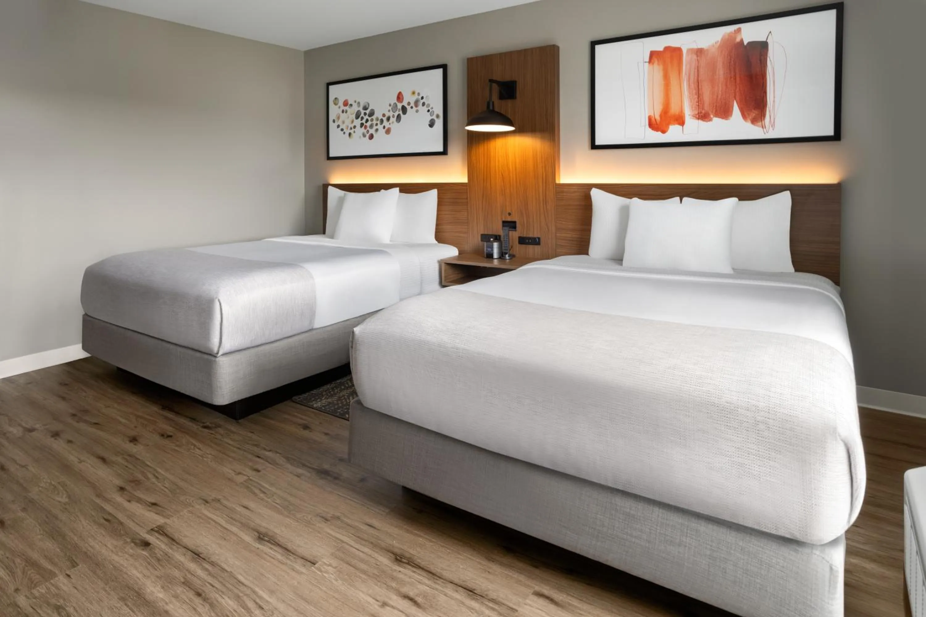 Bed in Hawthorn Extended Stay by Wyndham Williston Burlington