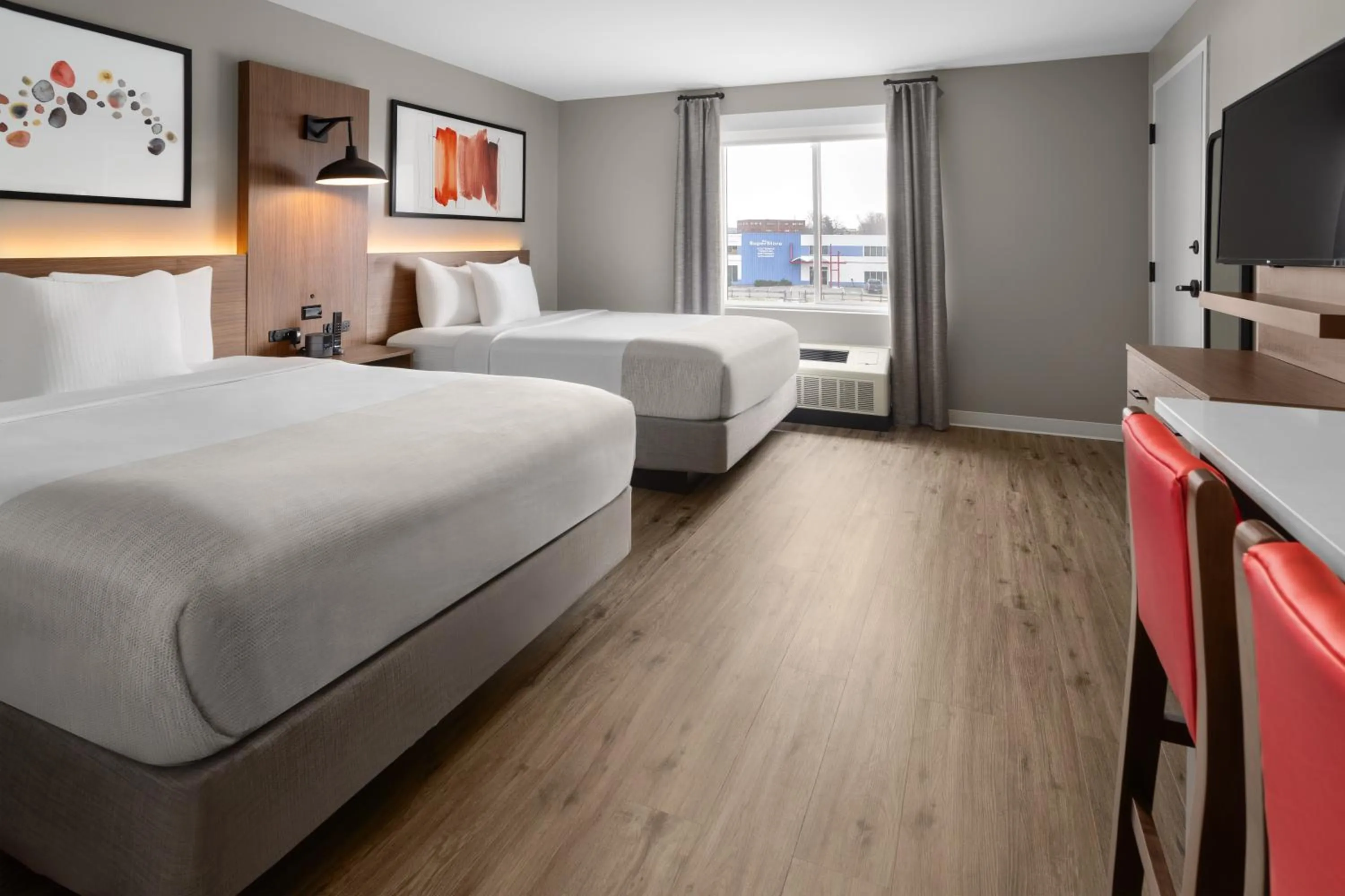 Bed in Hawthorn Extended Stay by Wyndham Williston Burlington