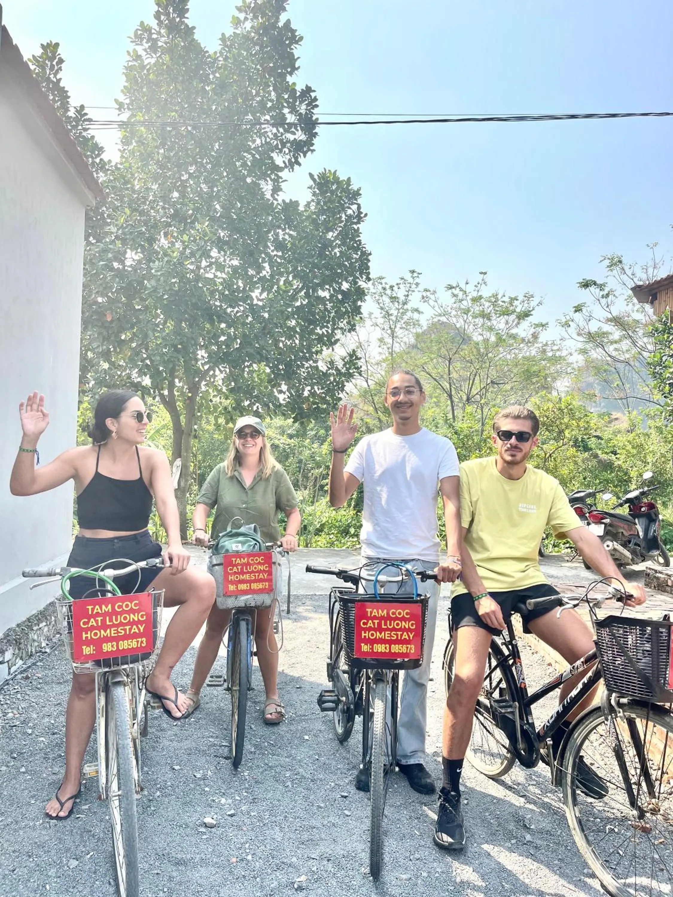 Cycling in Tam Coc Cat Luong Homestay