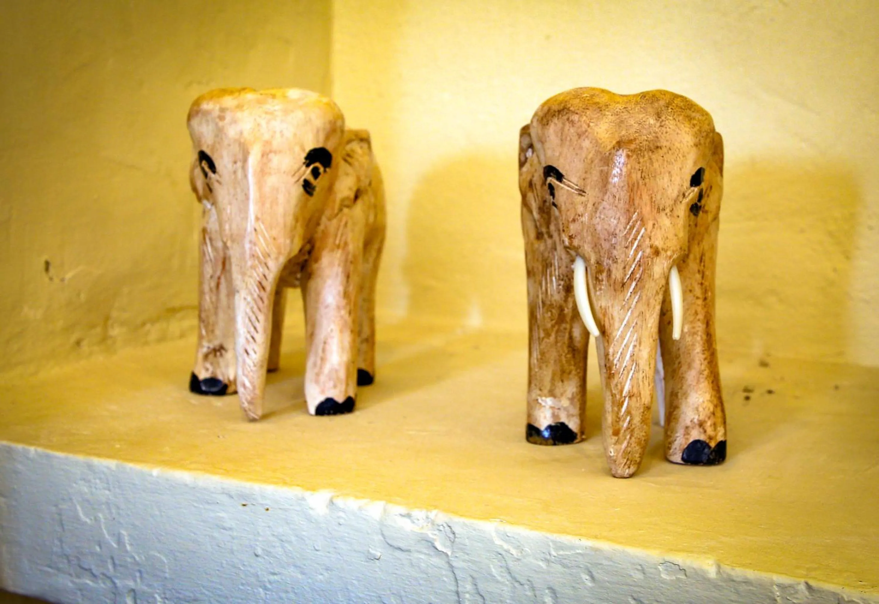 Inner courtyard view in Le Luxe Boutique Hotel