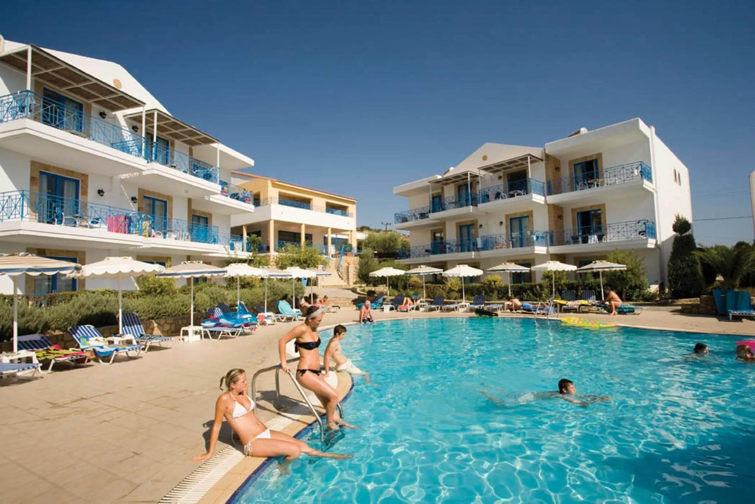 People in Pefki Islands